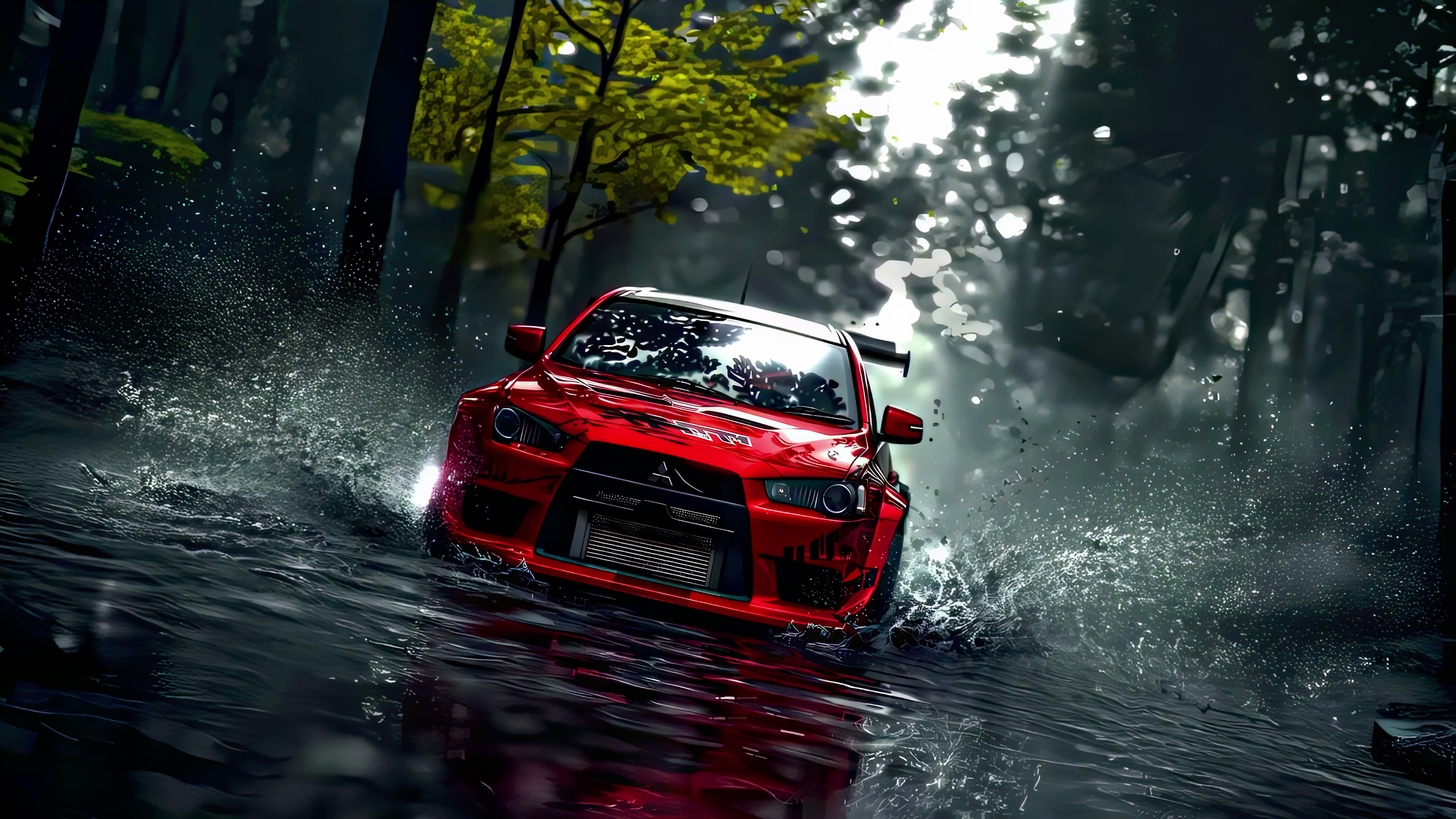 Scarlet Drift Racer Live Wallpaper