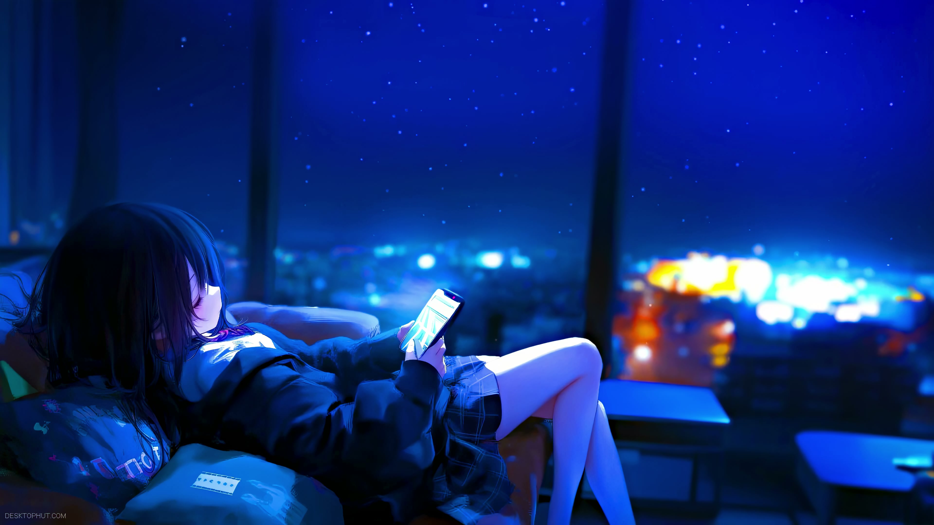 Snow Outside The Window Live Wallpaper