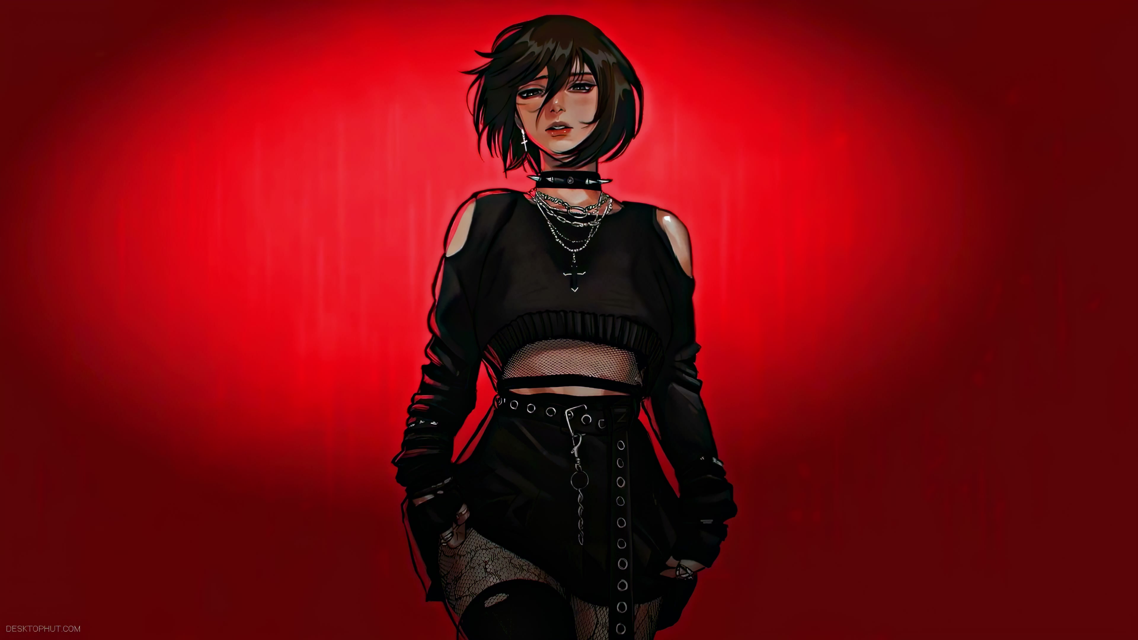 Goth Mikasa Live Wallpaper