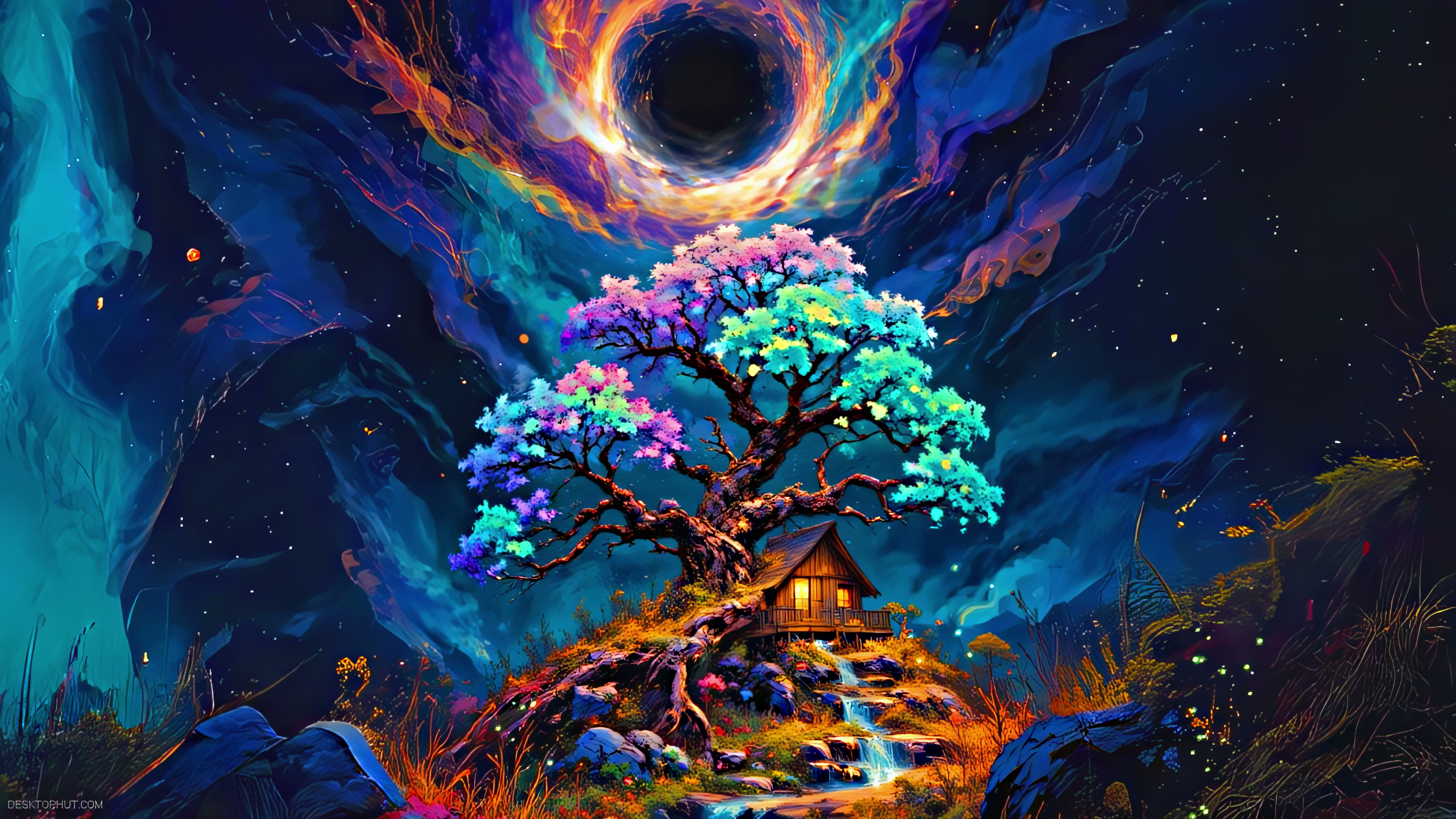 Fantasy Black Hole Live Wallpaper