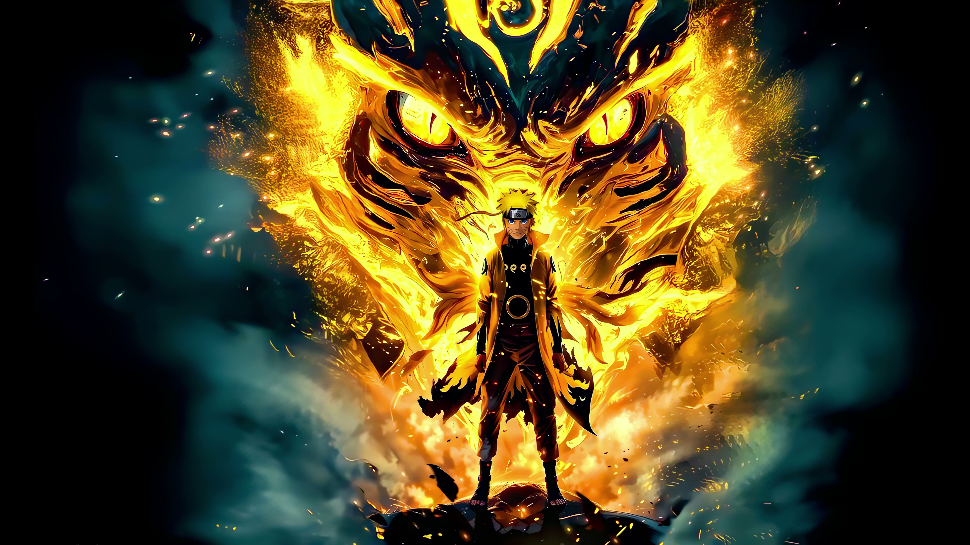 Naruto: Dragon Fire Technique - Live Wallpaper