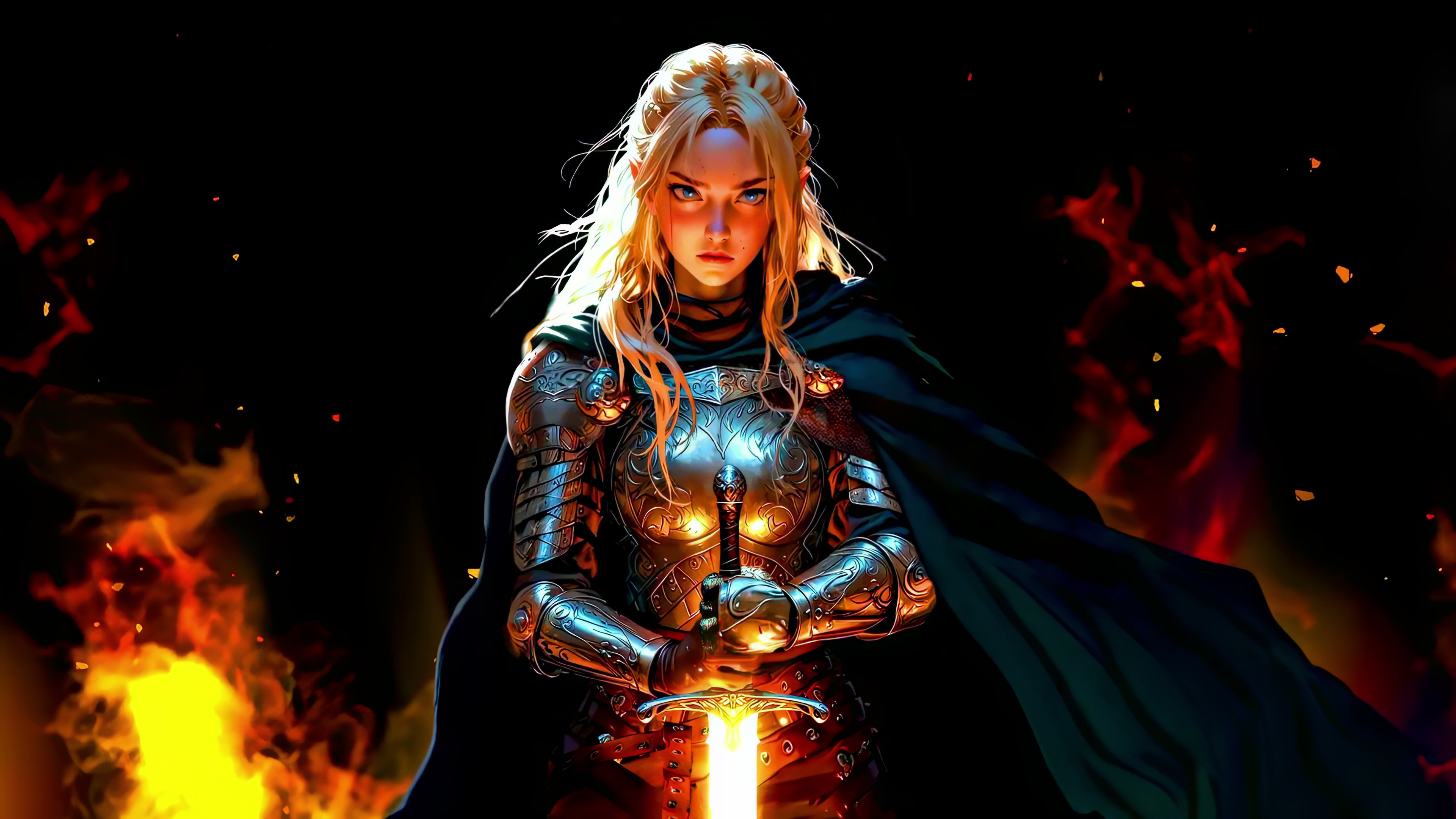 Zelda Warrior Girl 3D Live Wallpaper