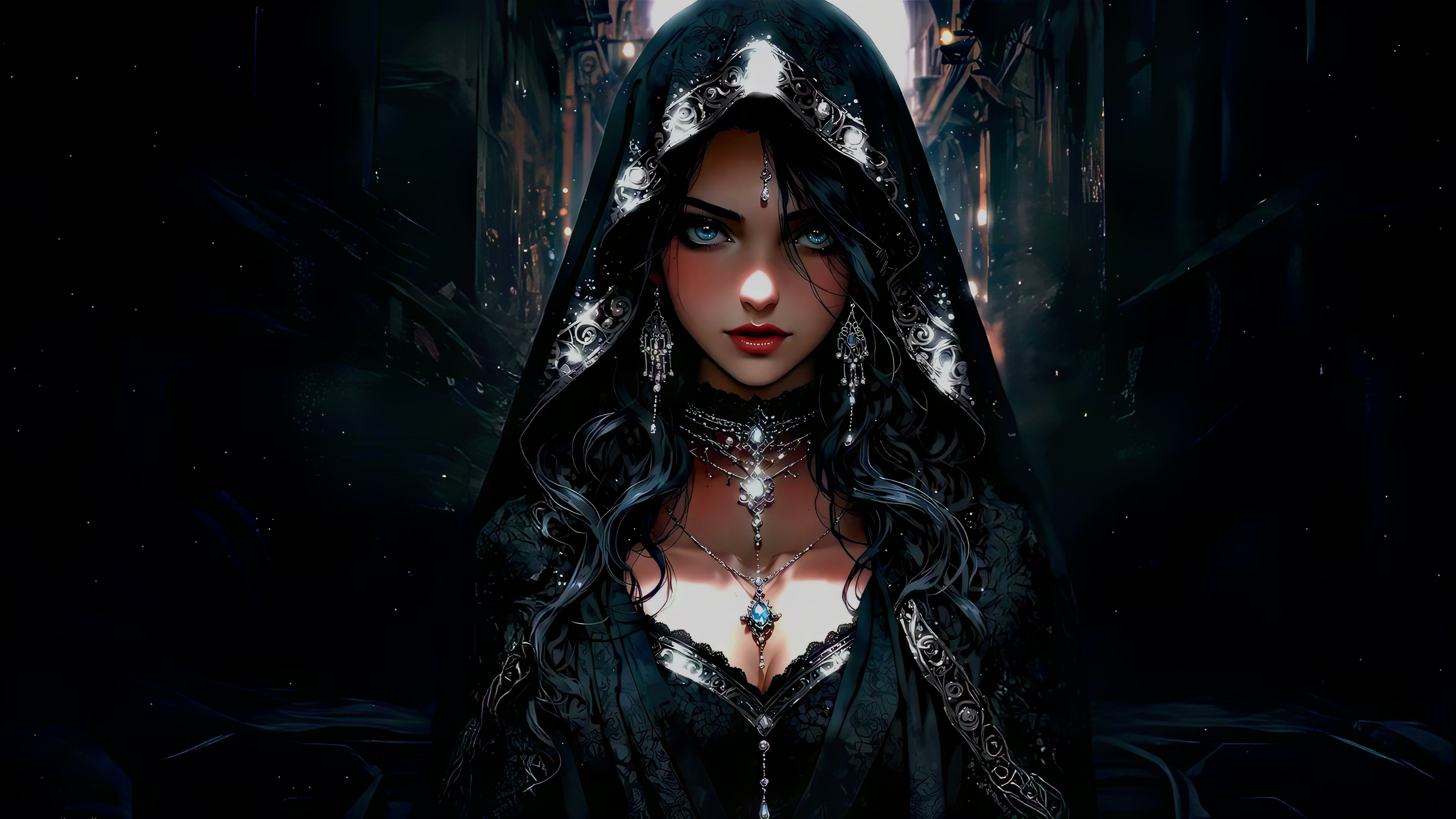 Mysterious Witch Live Wallpaper
