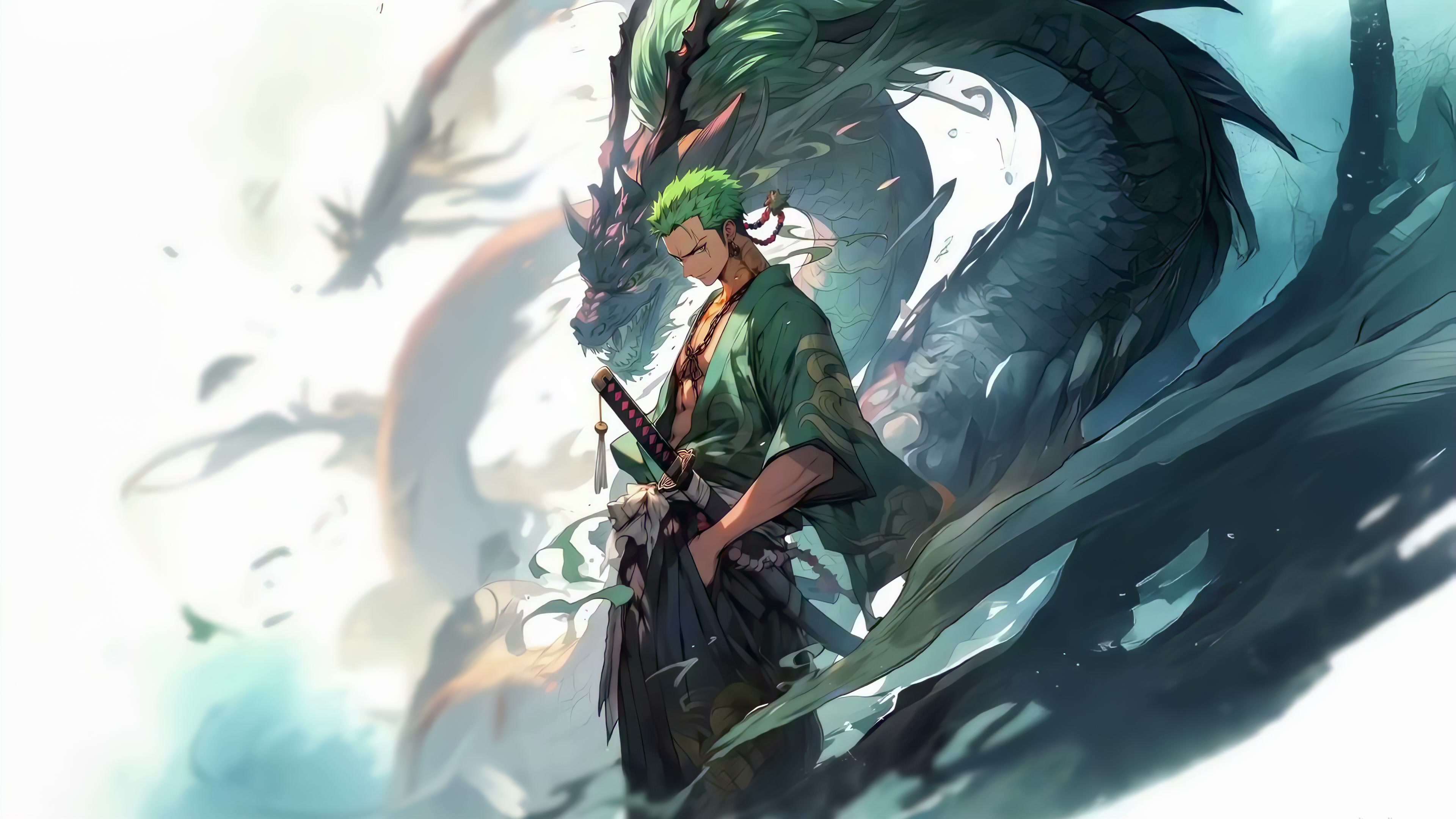 Zoro Flying Dragons attack Live Wallpaper