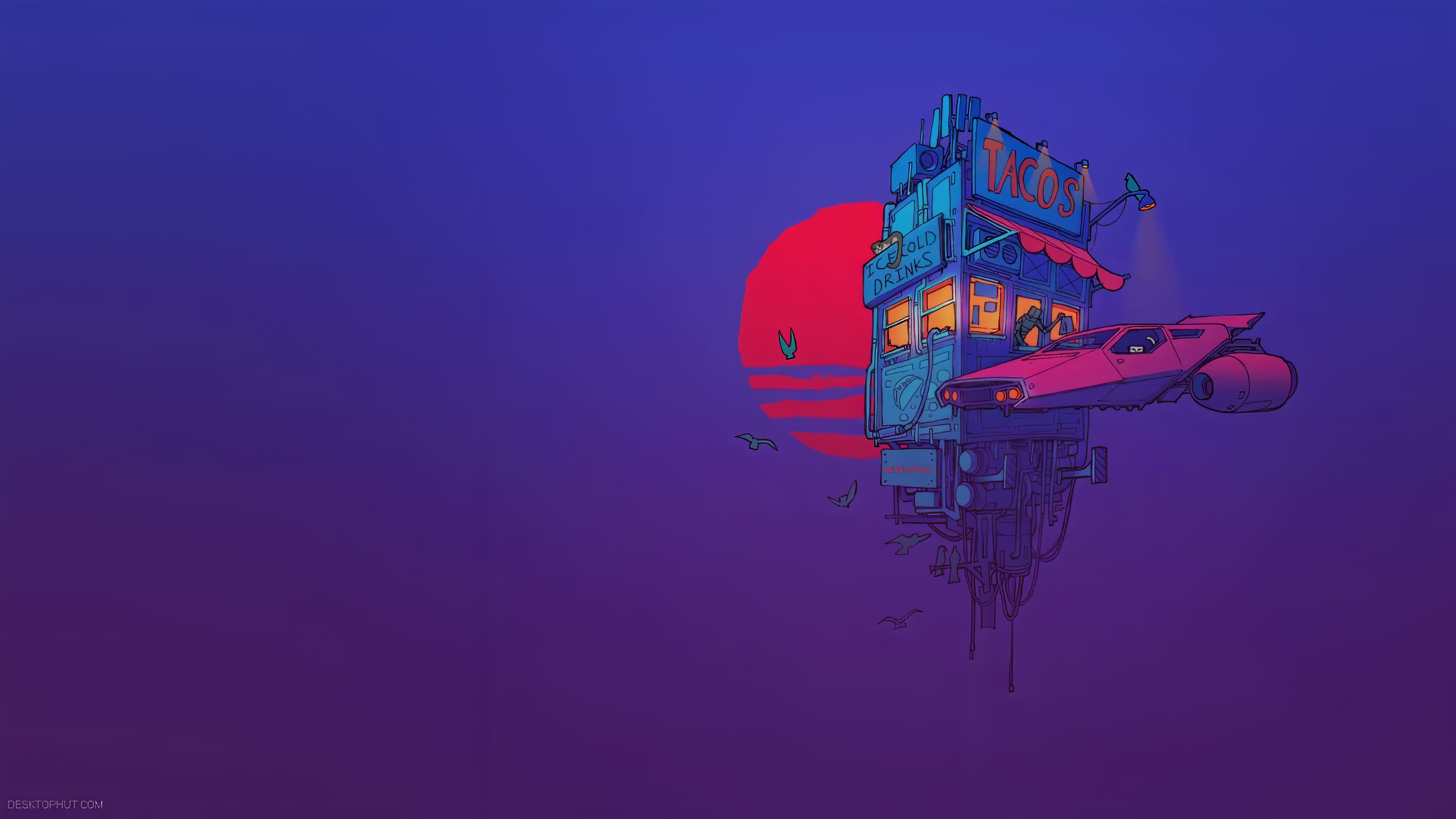 Space Tacos Live Wallpaper