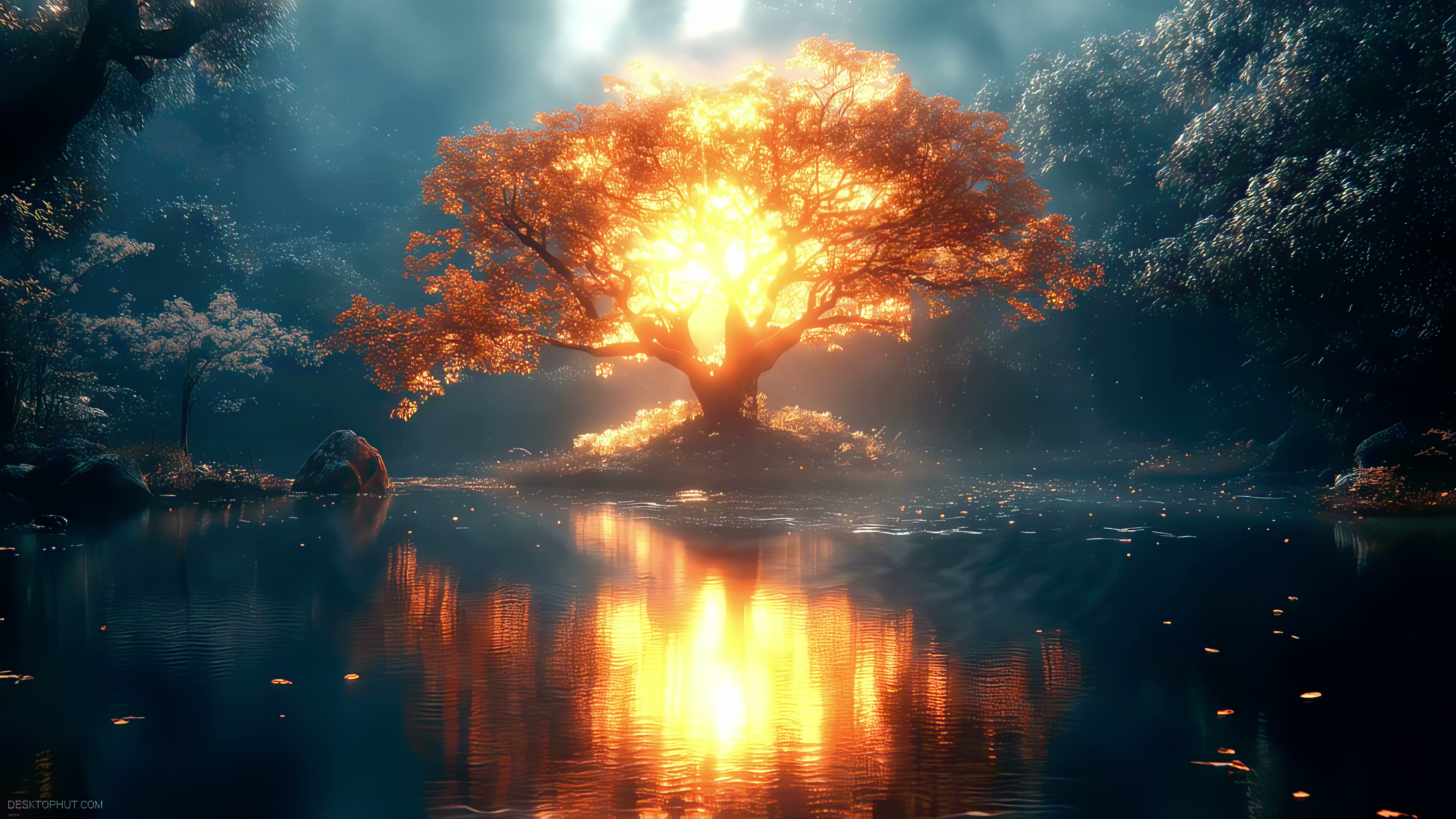 Tree Light - Chill Live Wallpaper