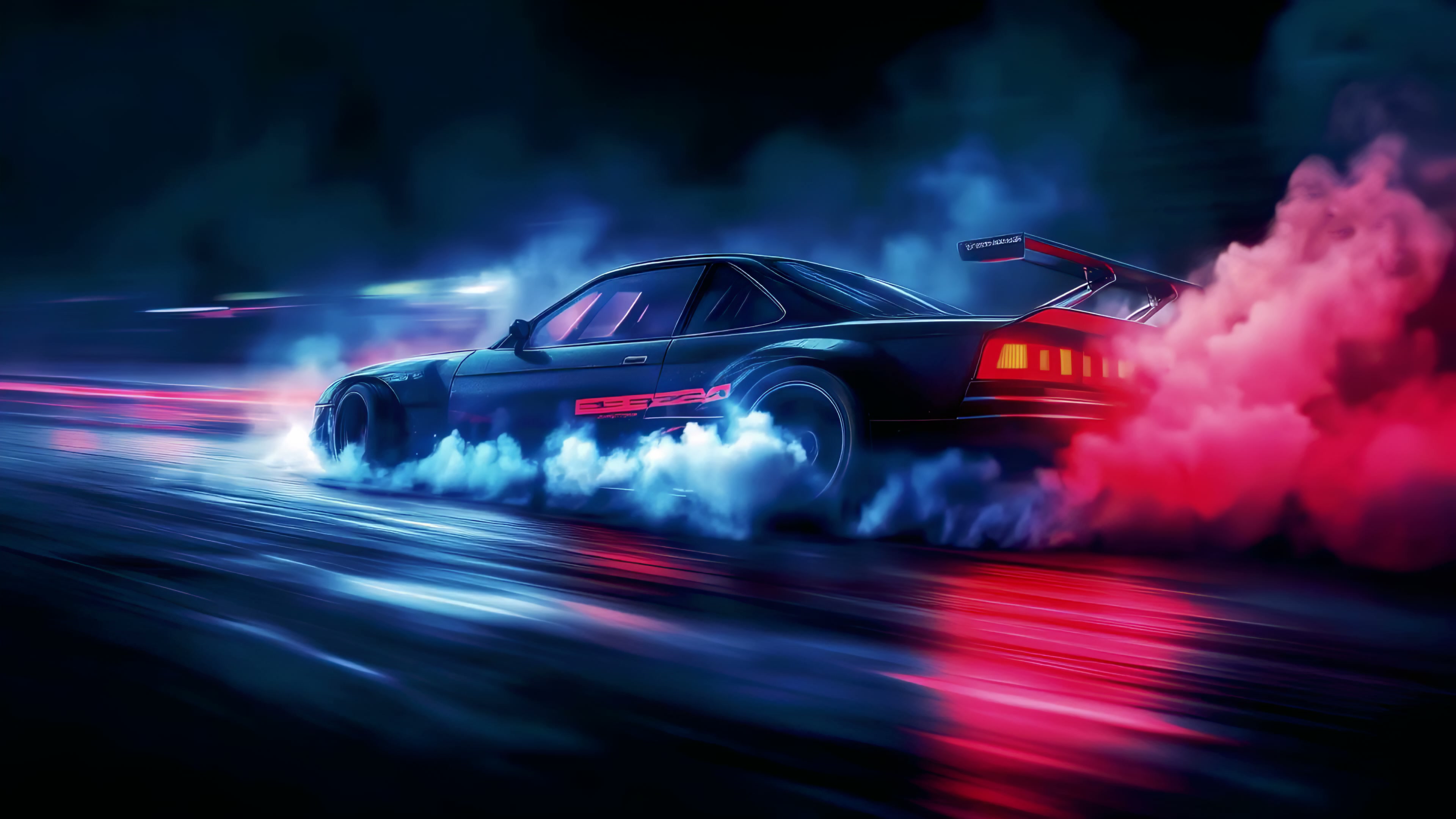 Neon Drift: Midnight Run Live Wallpaper