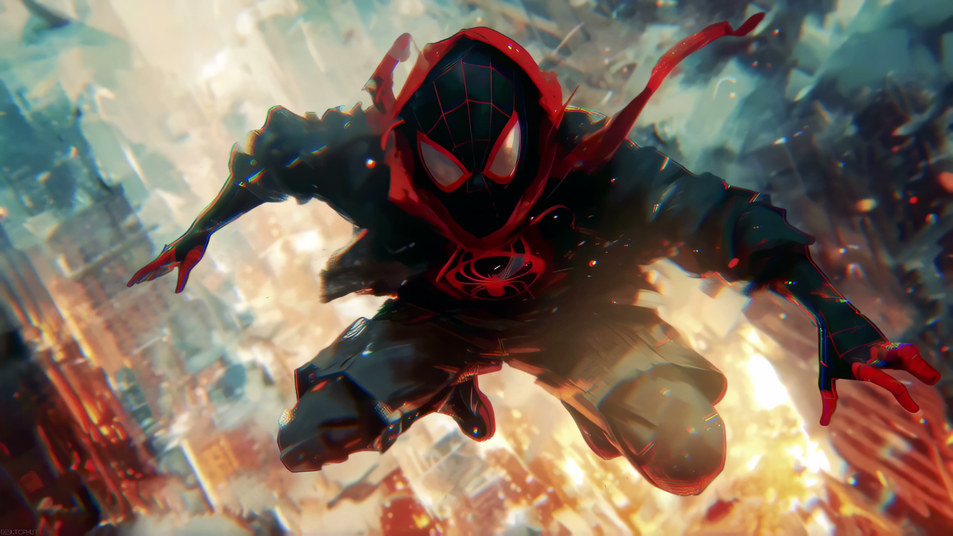 Spider-Man Miles Morales Swing Live Wallpaper