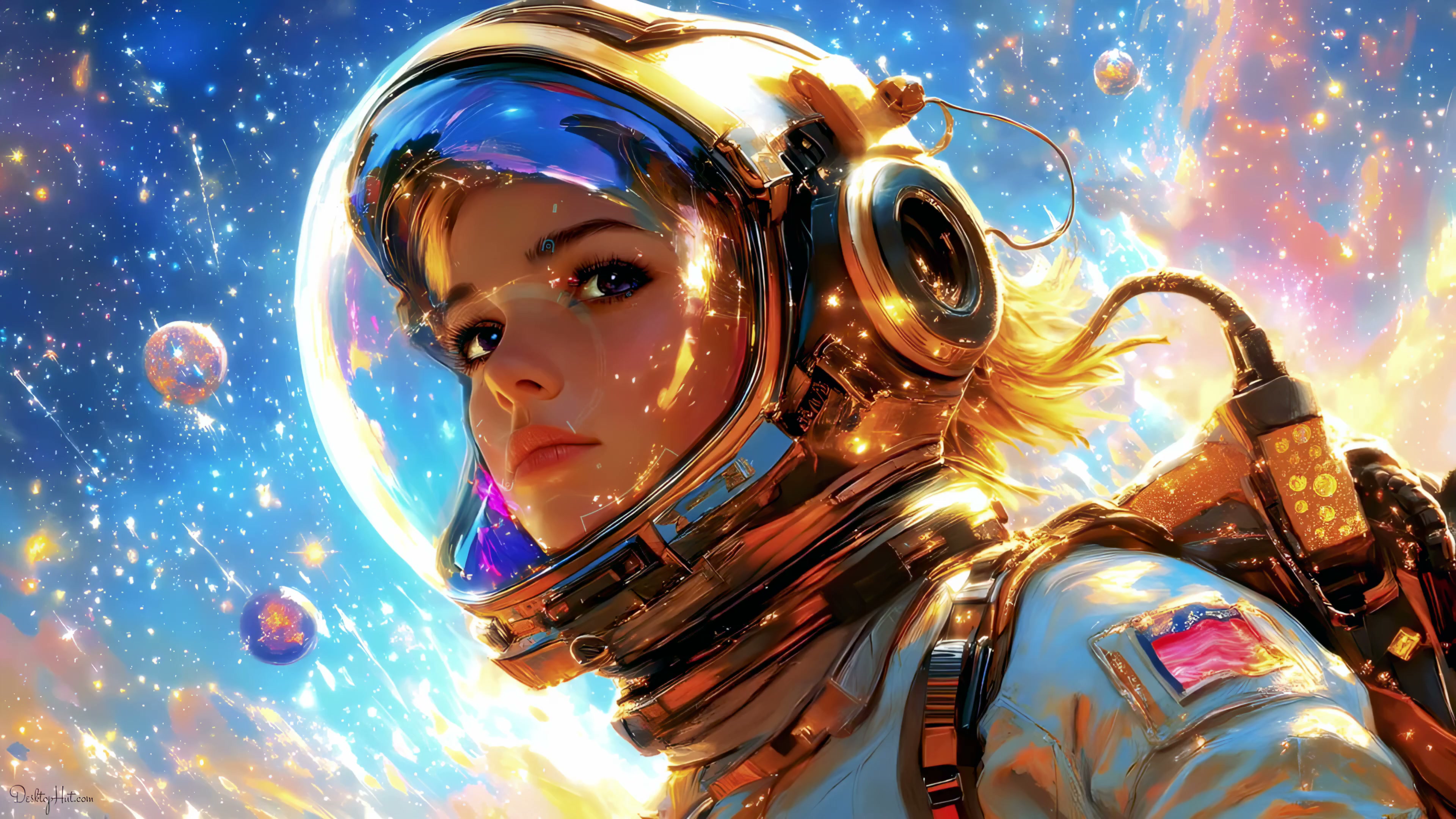 ??Space Girl - Live Wallpaper