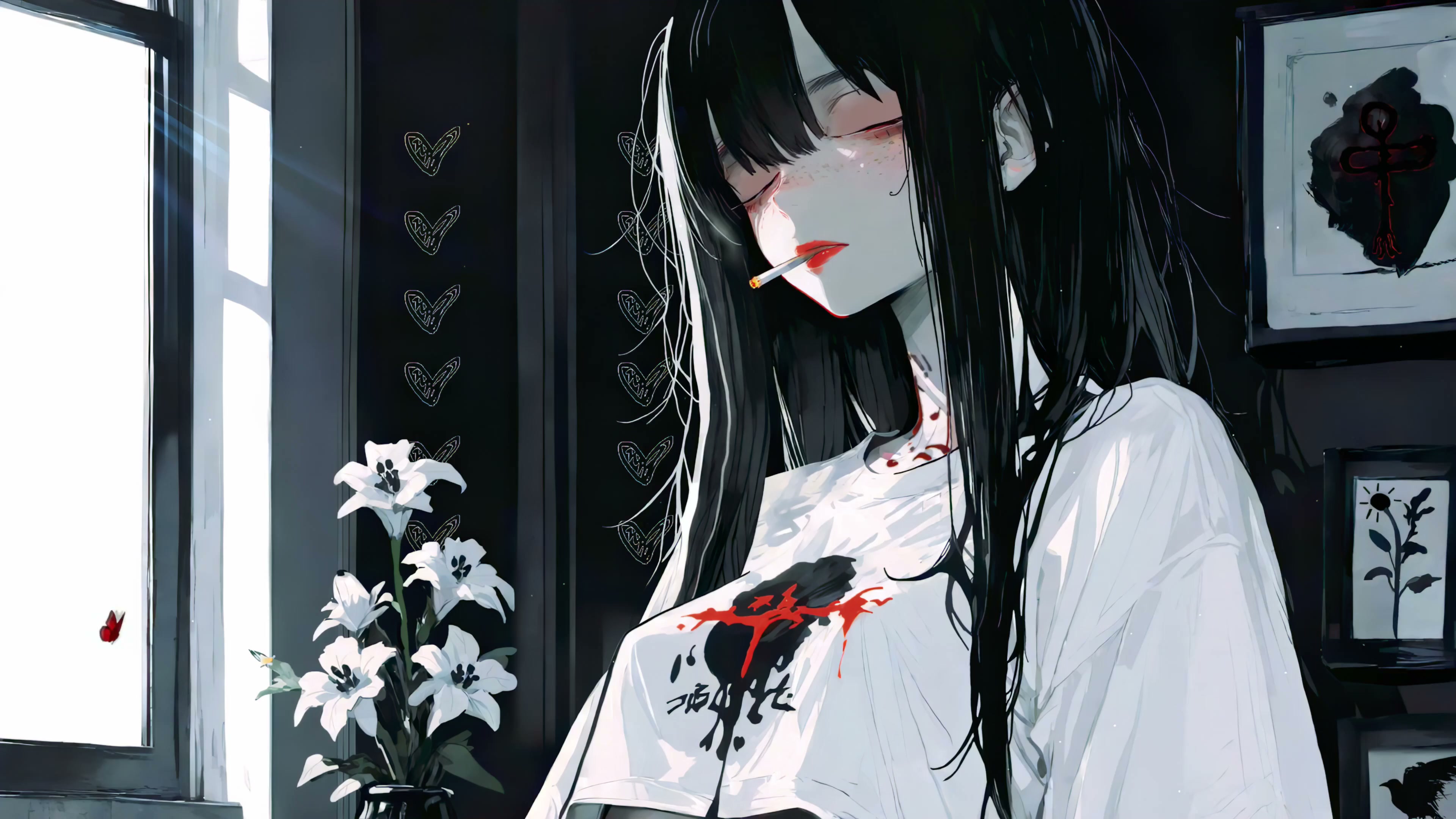 Shadowed Bloom Live Wallpaper