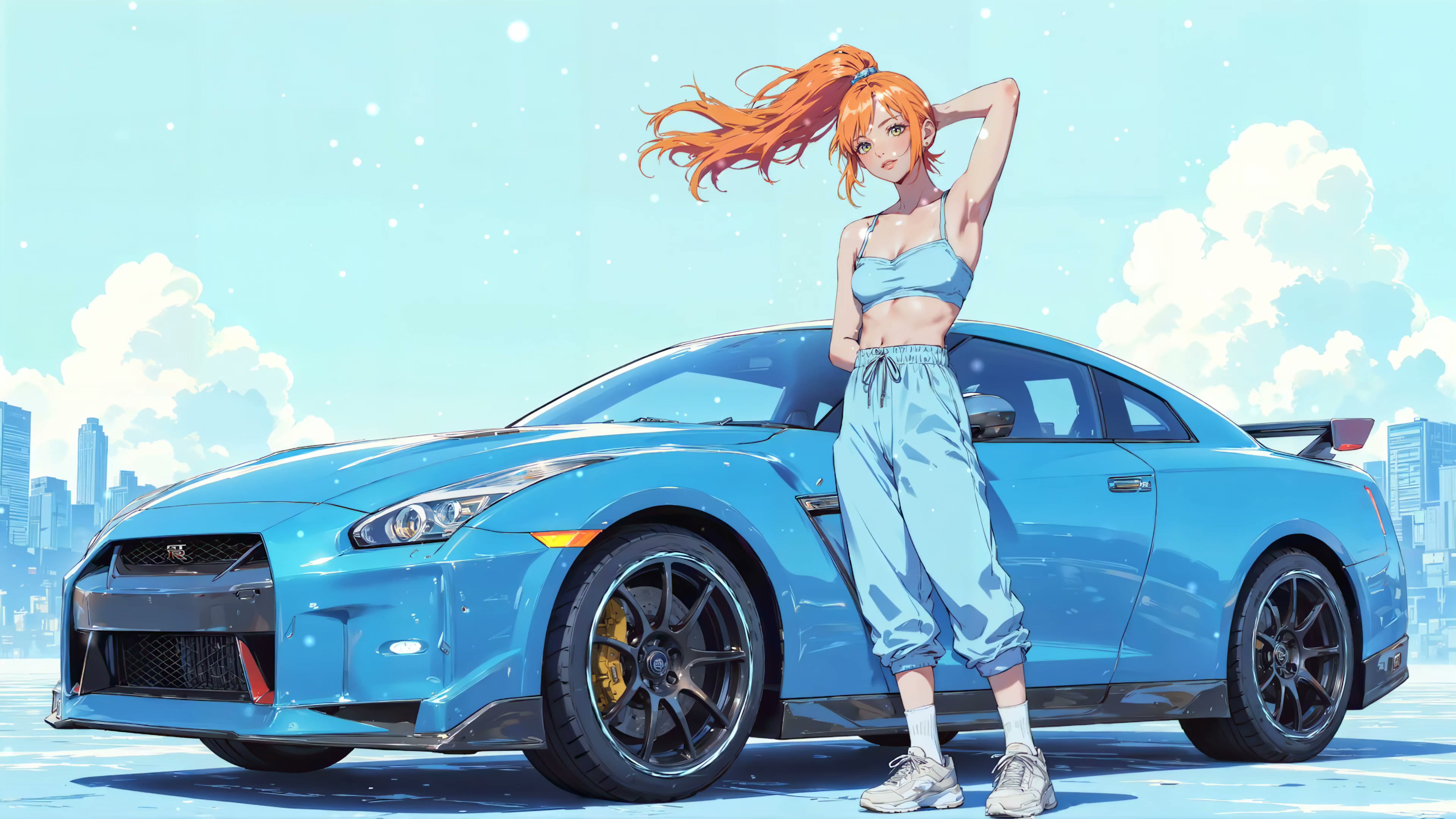 Nissan Gt-R R35 Cozy Drive Vibes Live Wallpaper