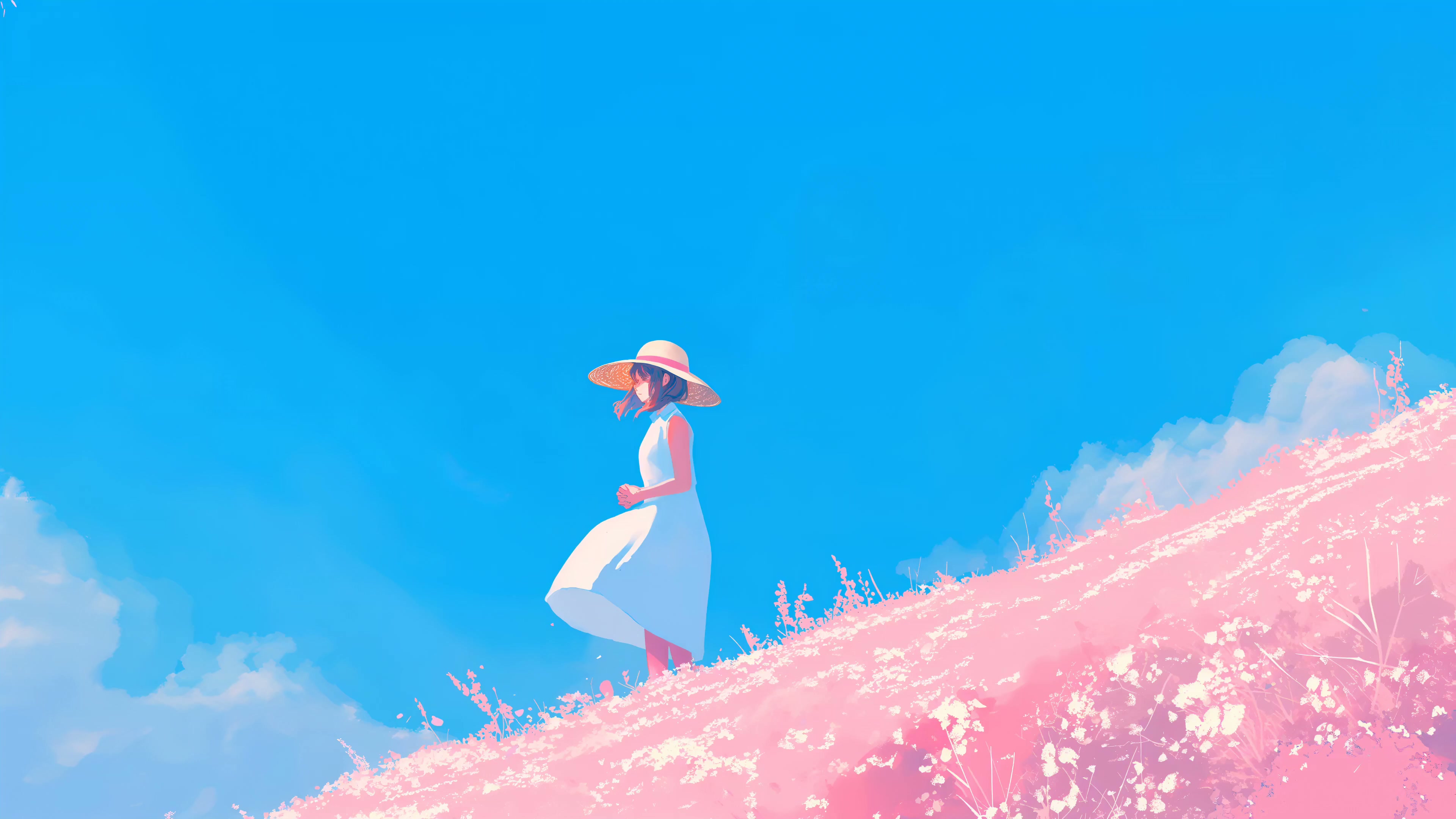 Field Of Cherry Blossom Live Wallpaper