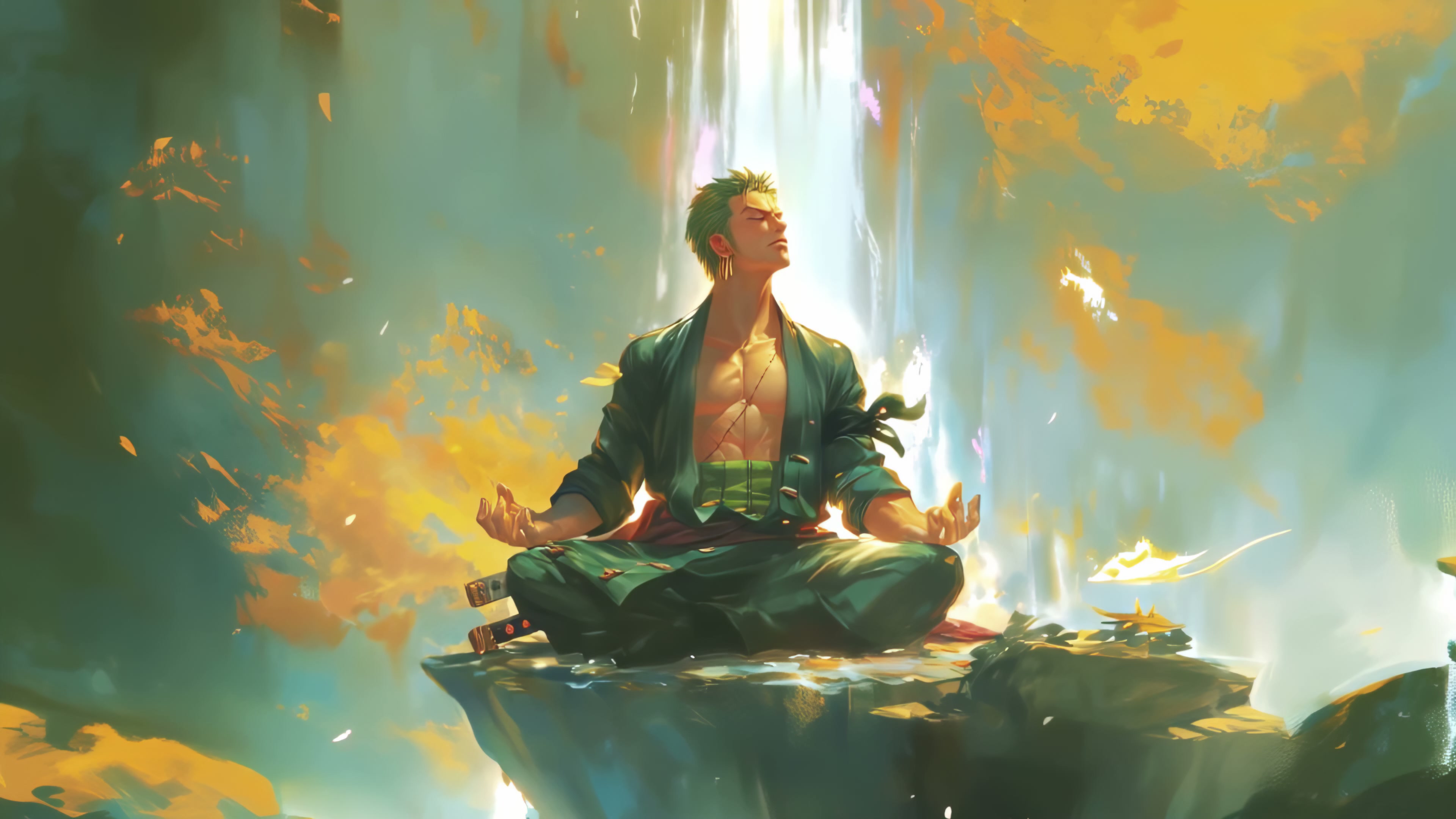 Roronoa Zoro Meditation Live Wallpaper