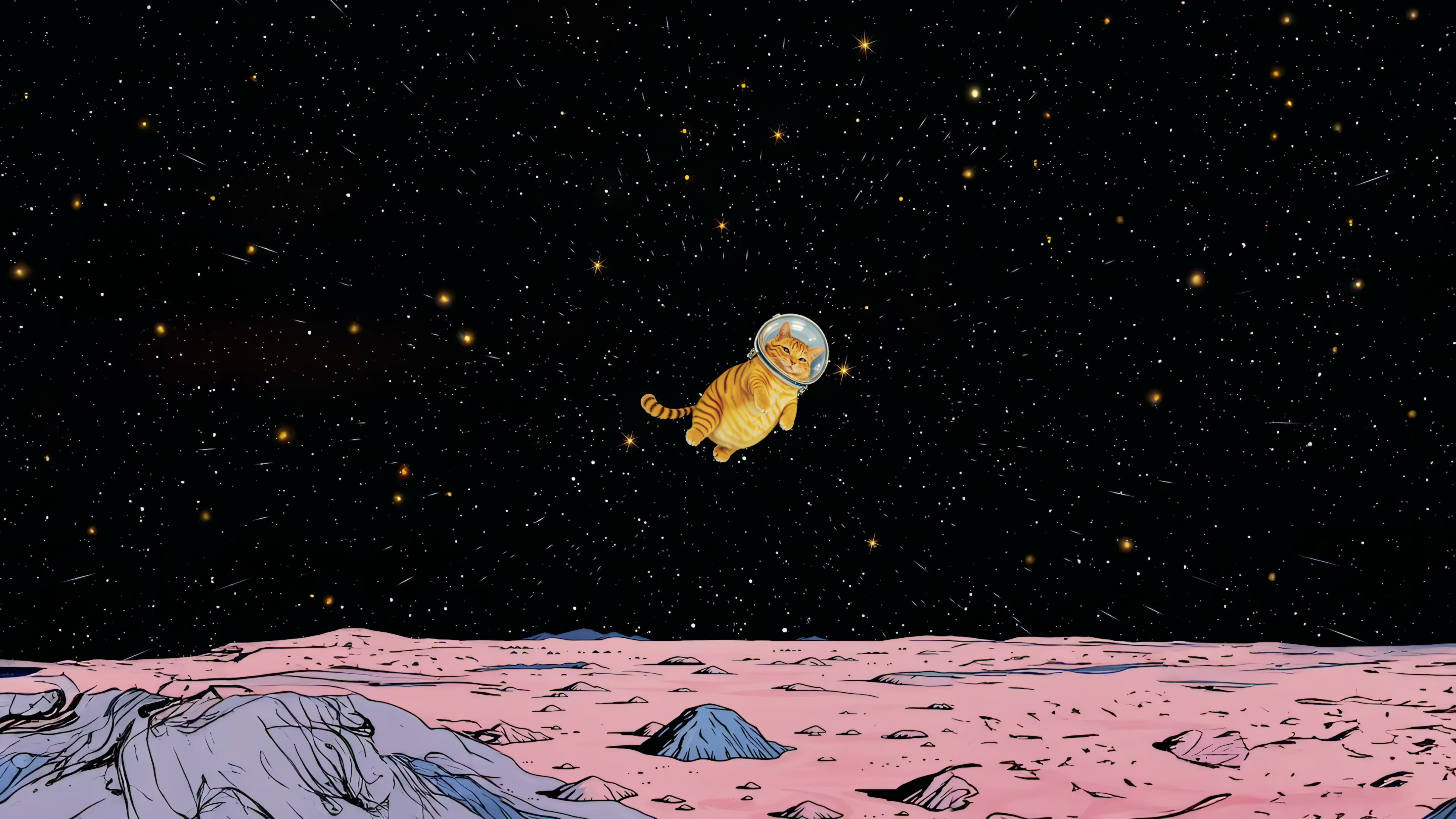 Space Cat Live Wallpaper