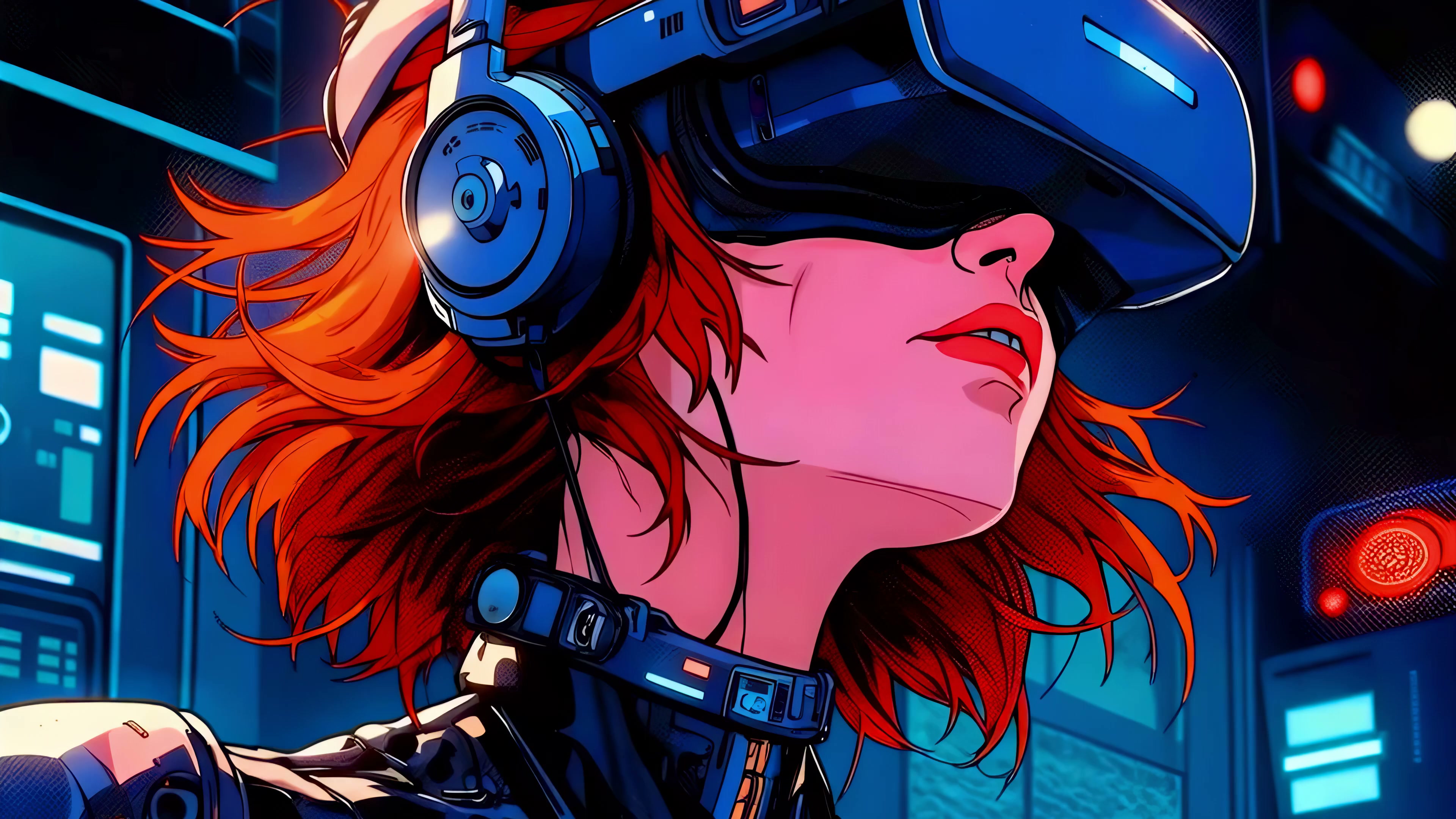 Immersive VR Girl Live Wallpaper
