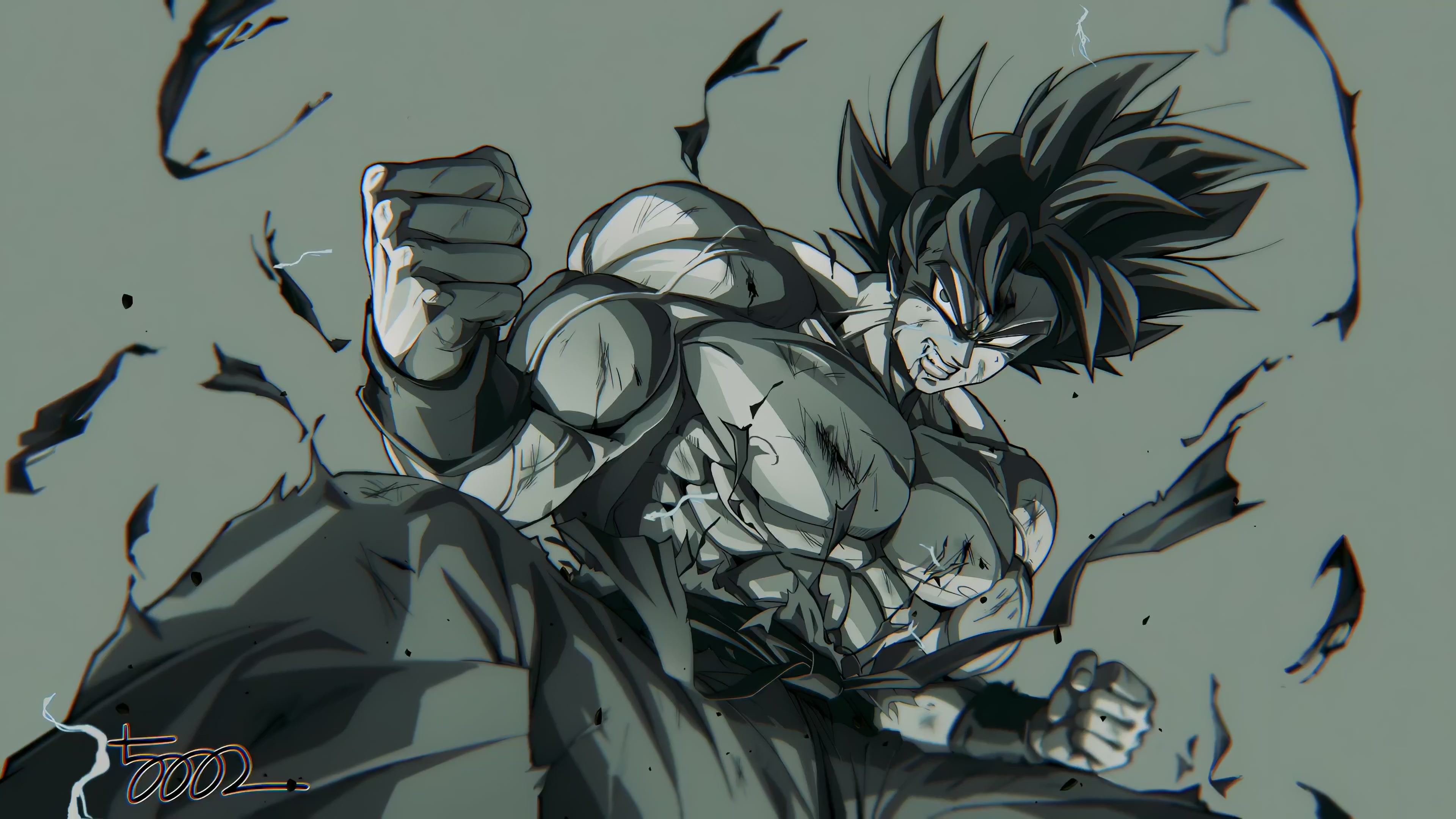 Goku Anger Power Live Wallpaper