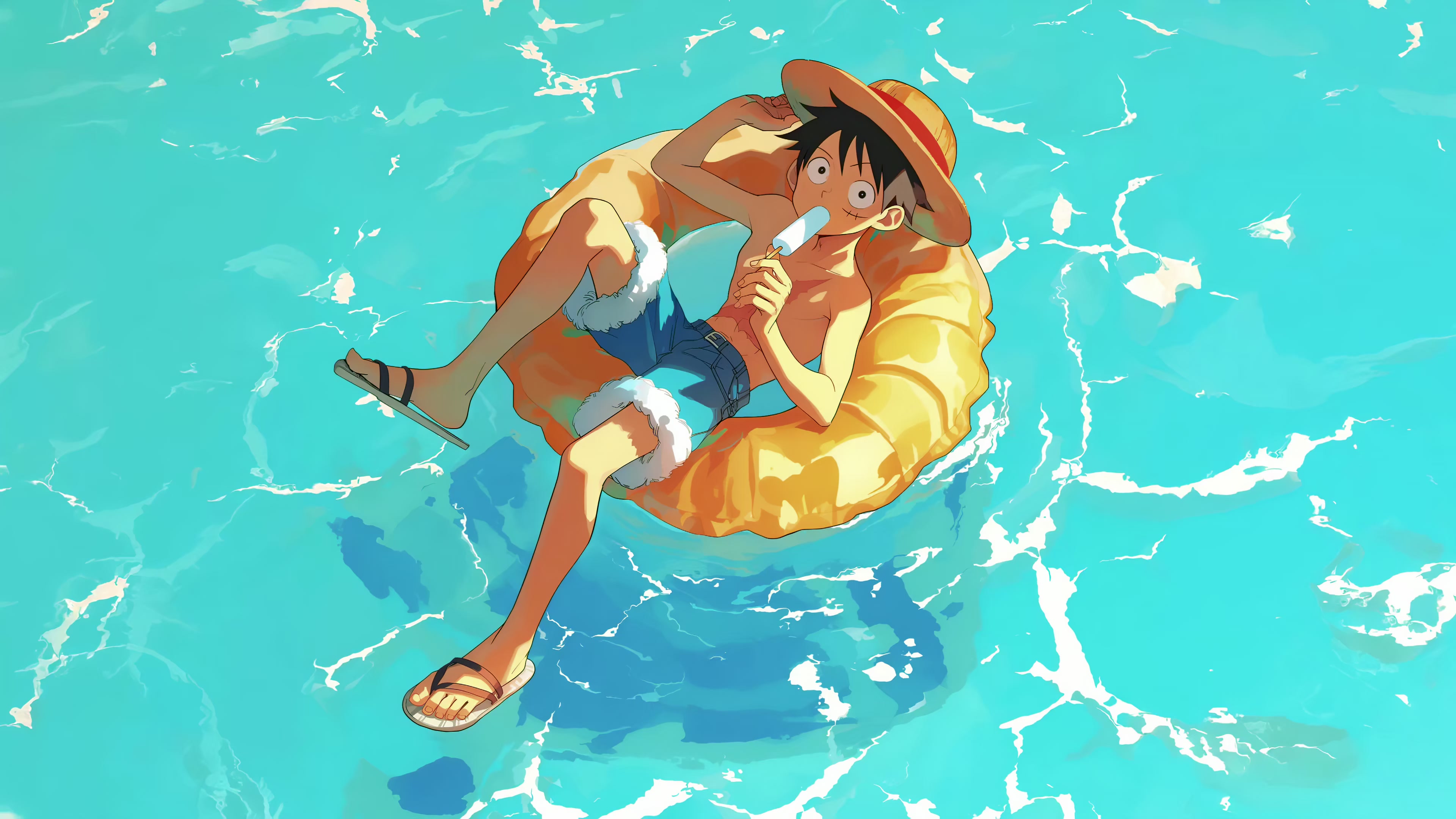 Luffys Summer Break Live Wallpaper