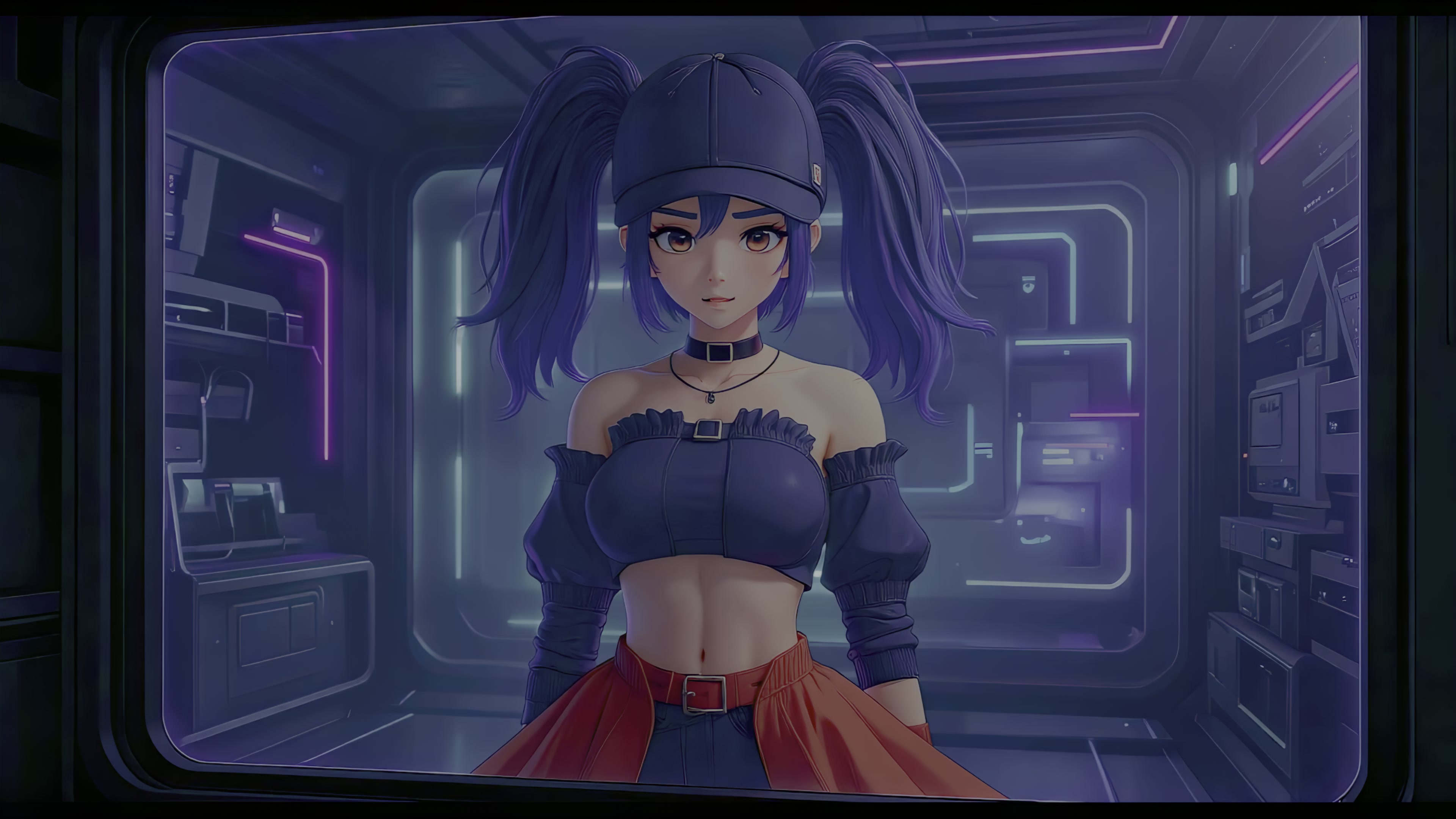 Galactic Girl RGB Live Wallpaper