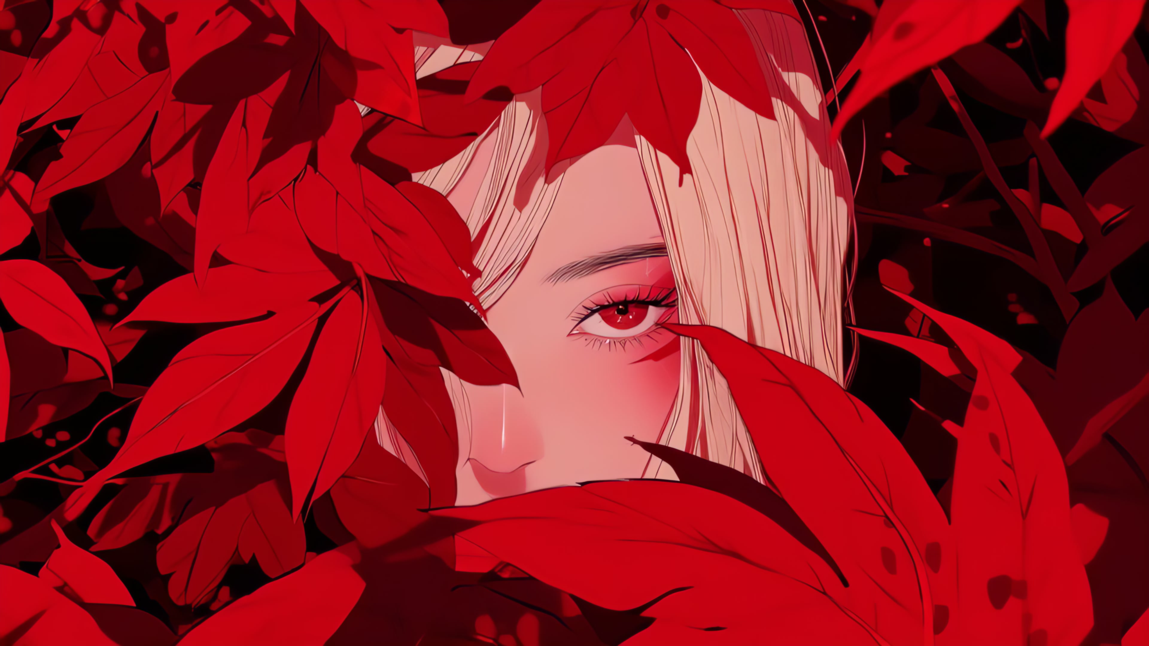 Crimson Veil Live Wallpaper