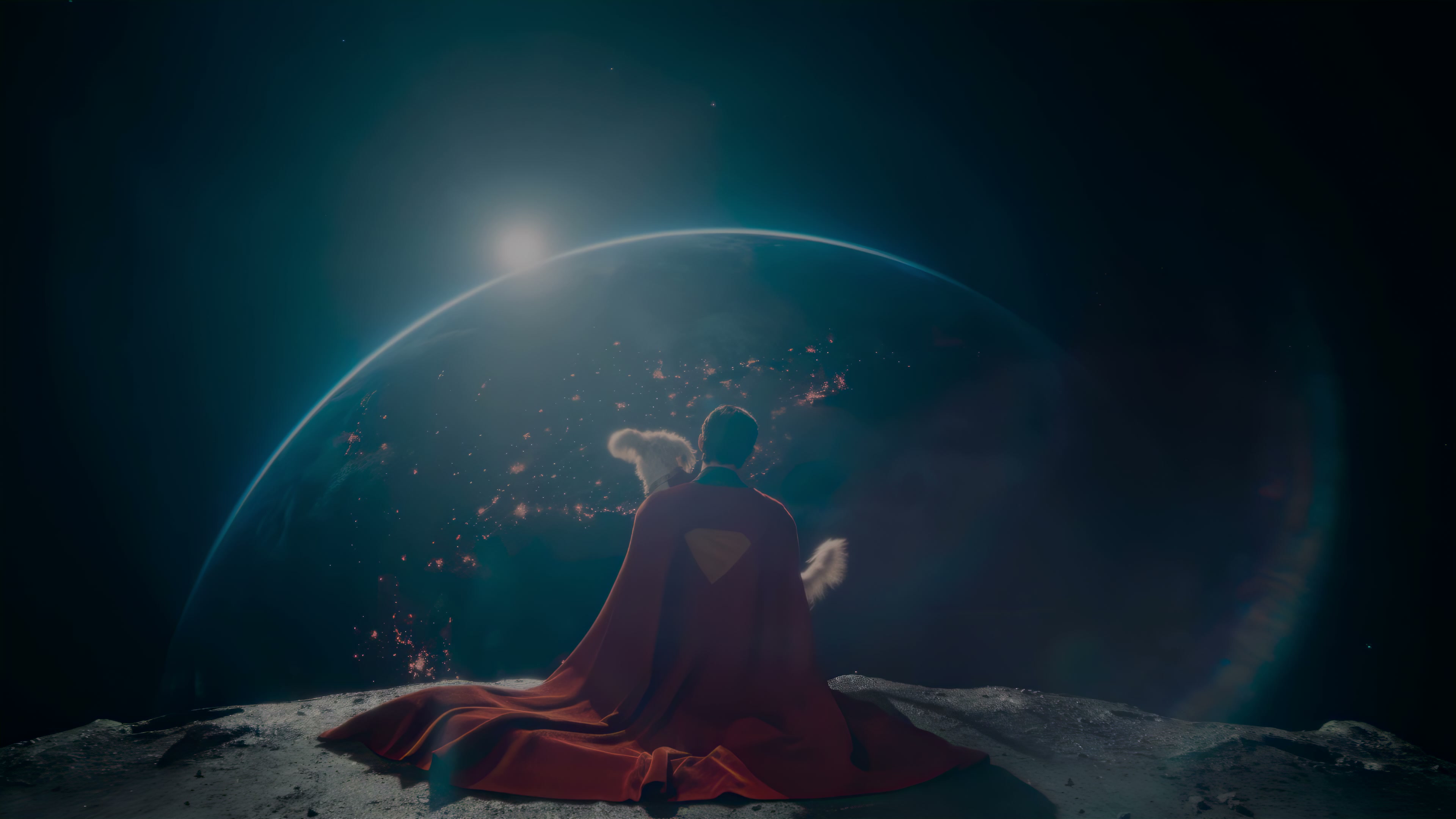 Superman and Krypto Live Wallpaper
