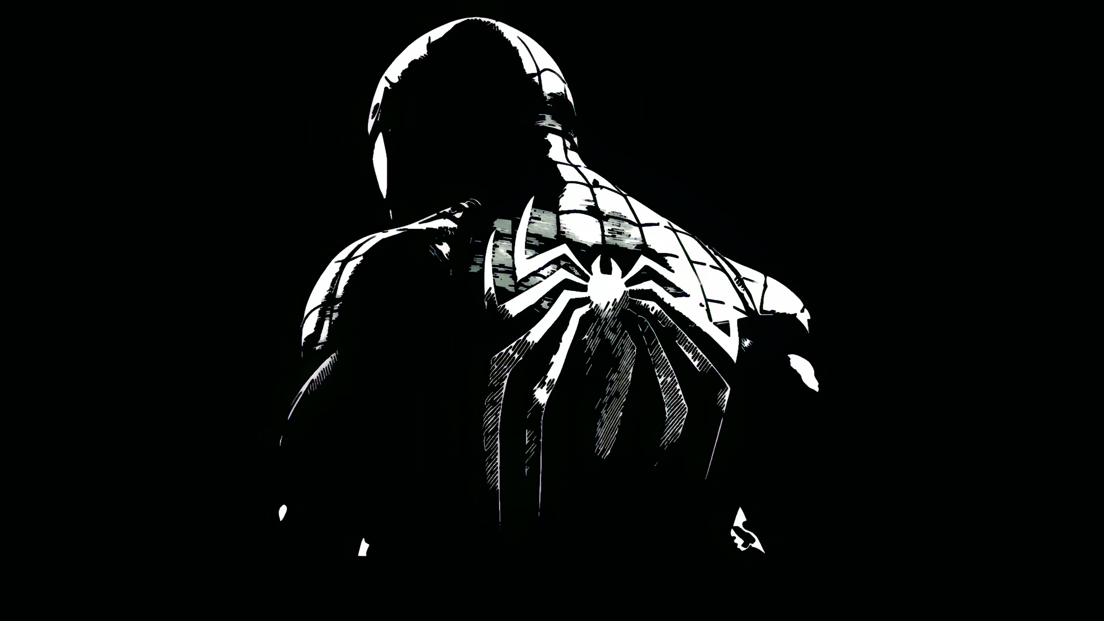 Monochrome Spider-Man - Live Wallpaper