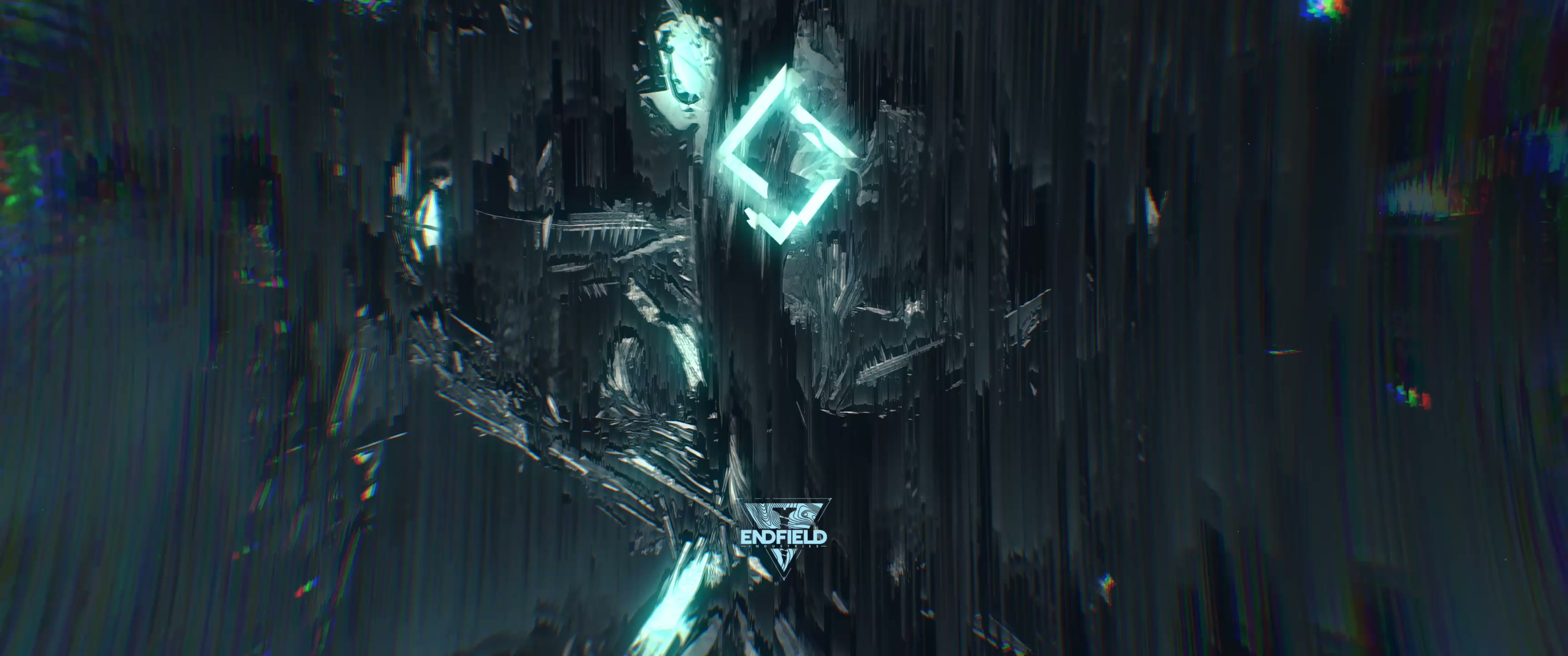 Arknights: Endfield - Glitch Abstract Sci-Fi Environment Live Wallpaper