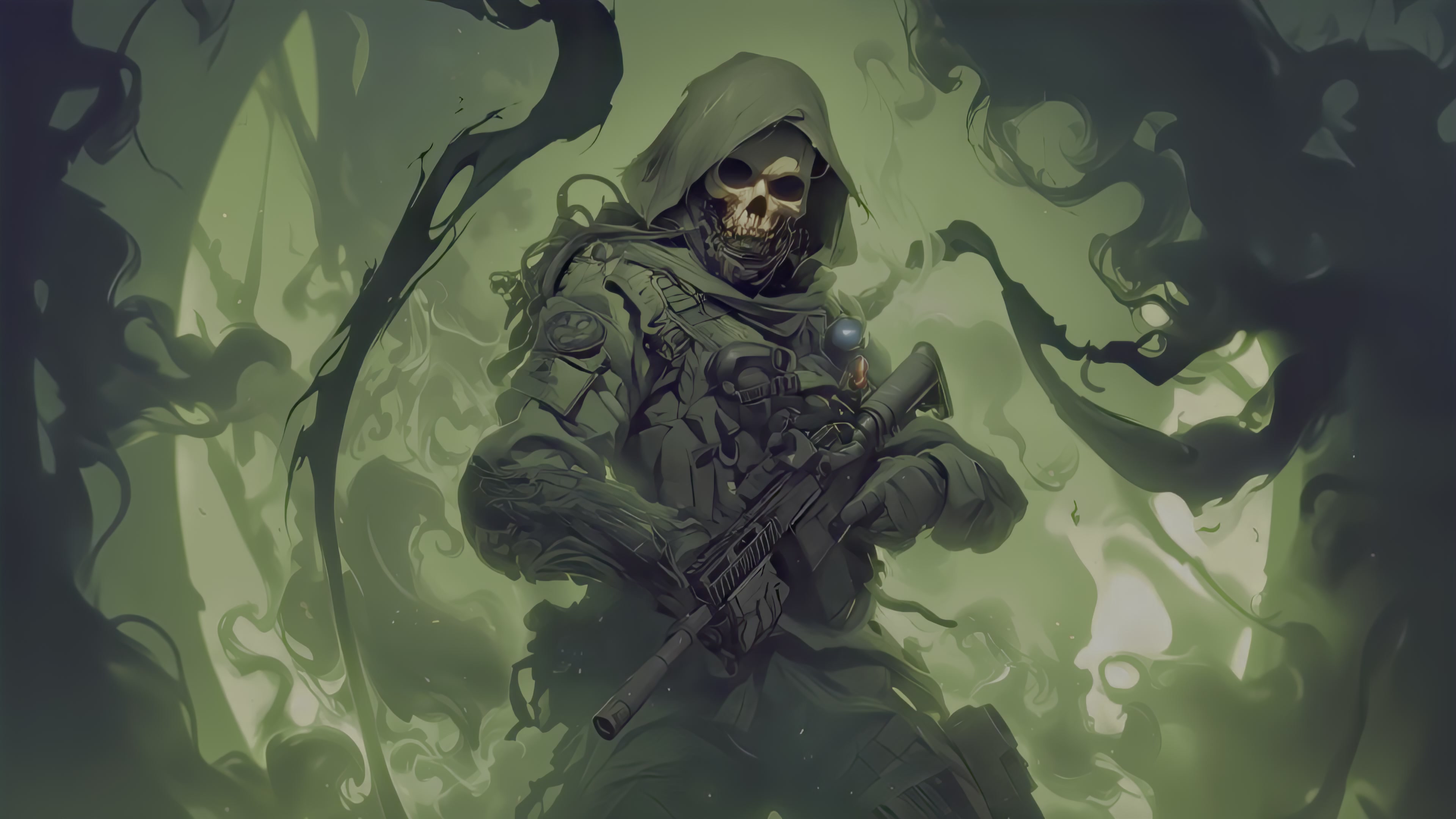 Skull Soldier Live Wallpaper