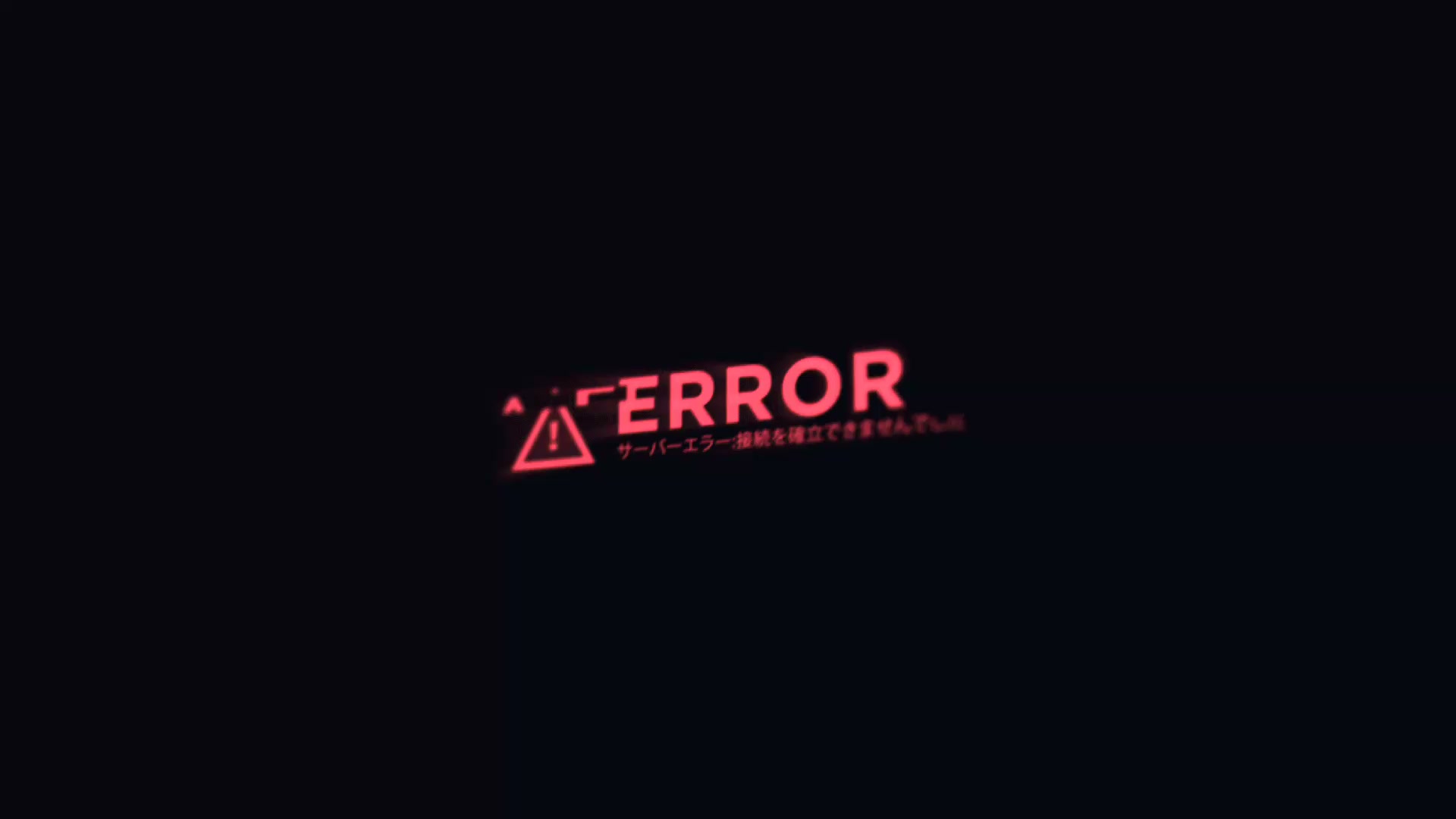 Error Screen Glitch Live Wallpaper