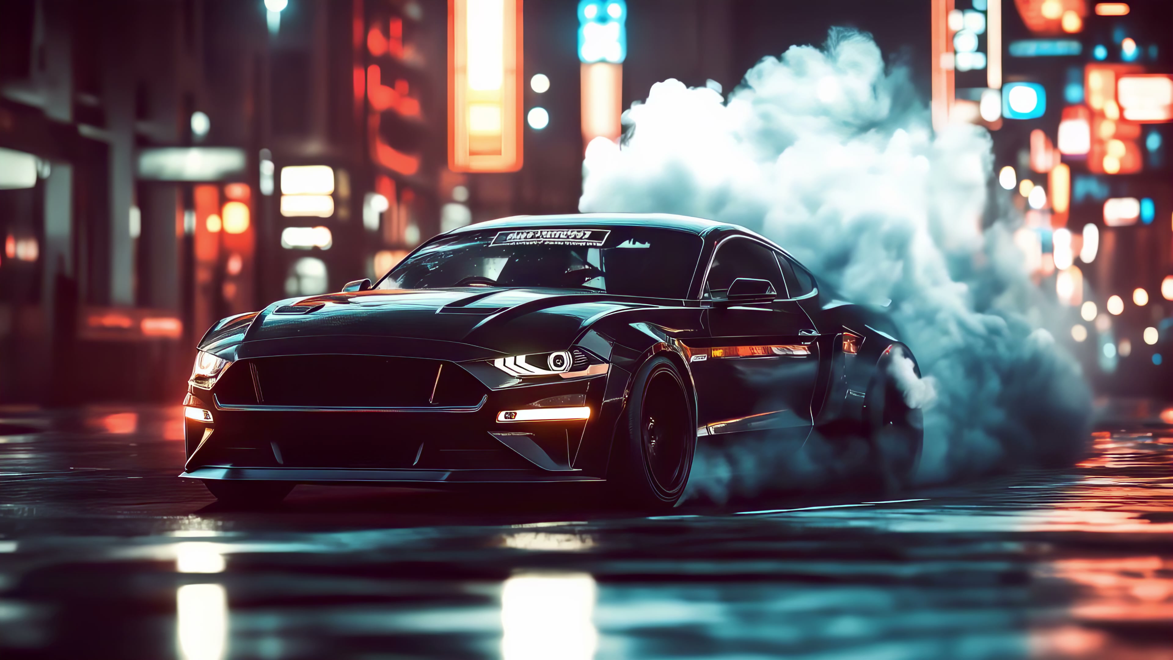 Aesthetic Black Car Live Wallpaper