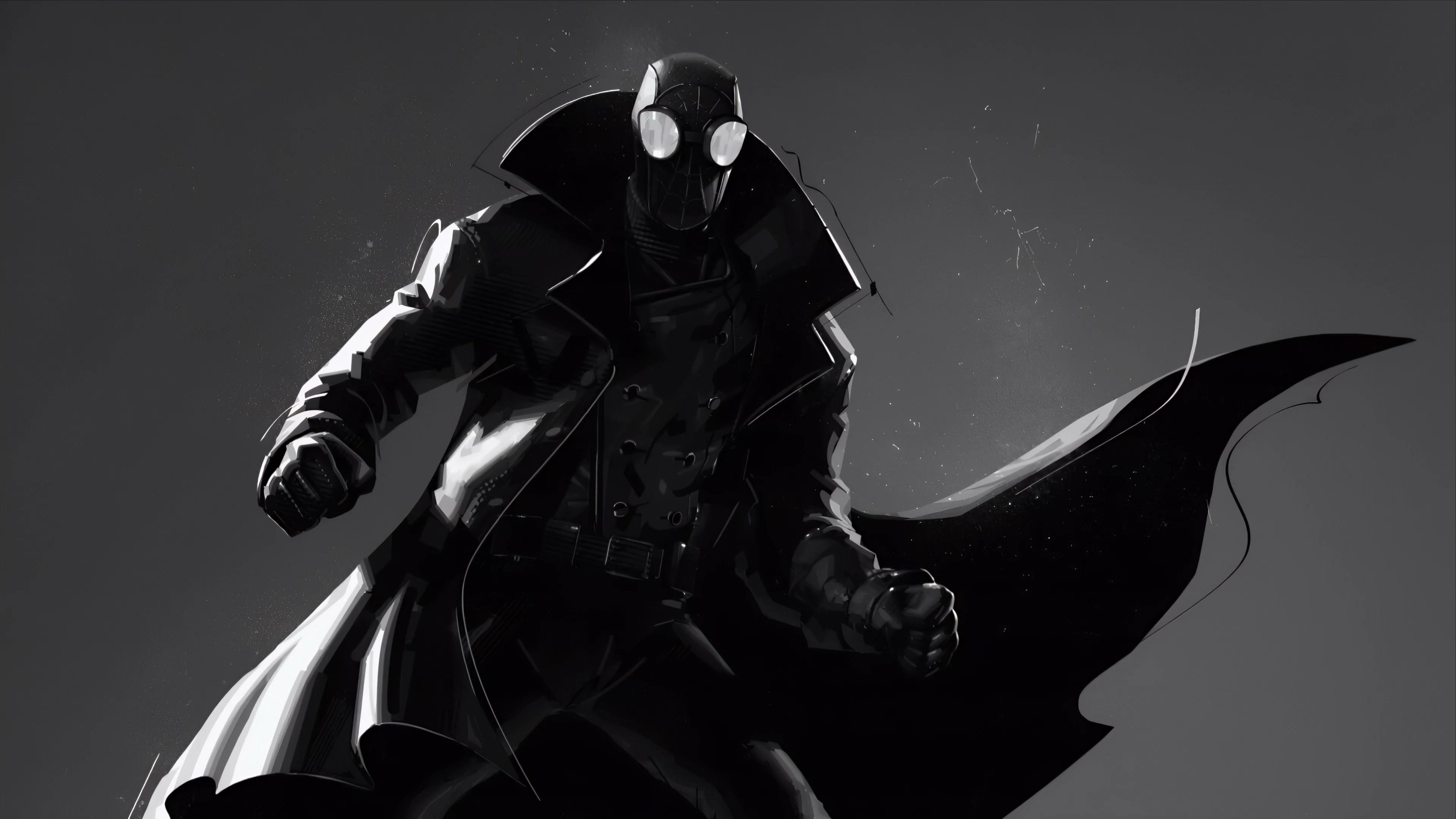 Dark Noir Spider-Man 4K Live Wallpaper