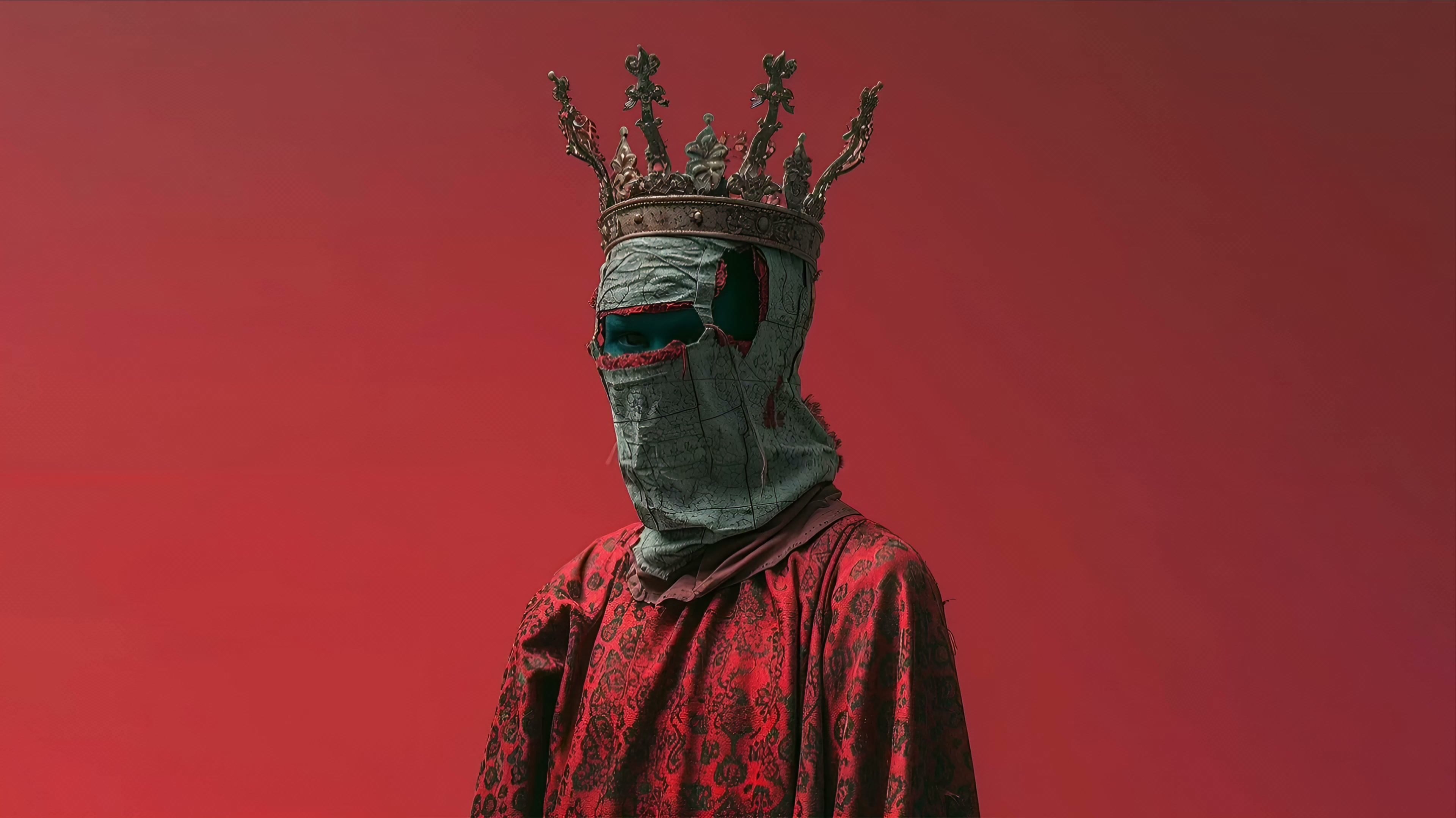 Dark Masked Crown King 4K Live Wallpaper