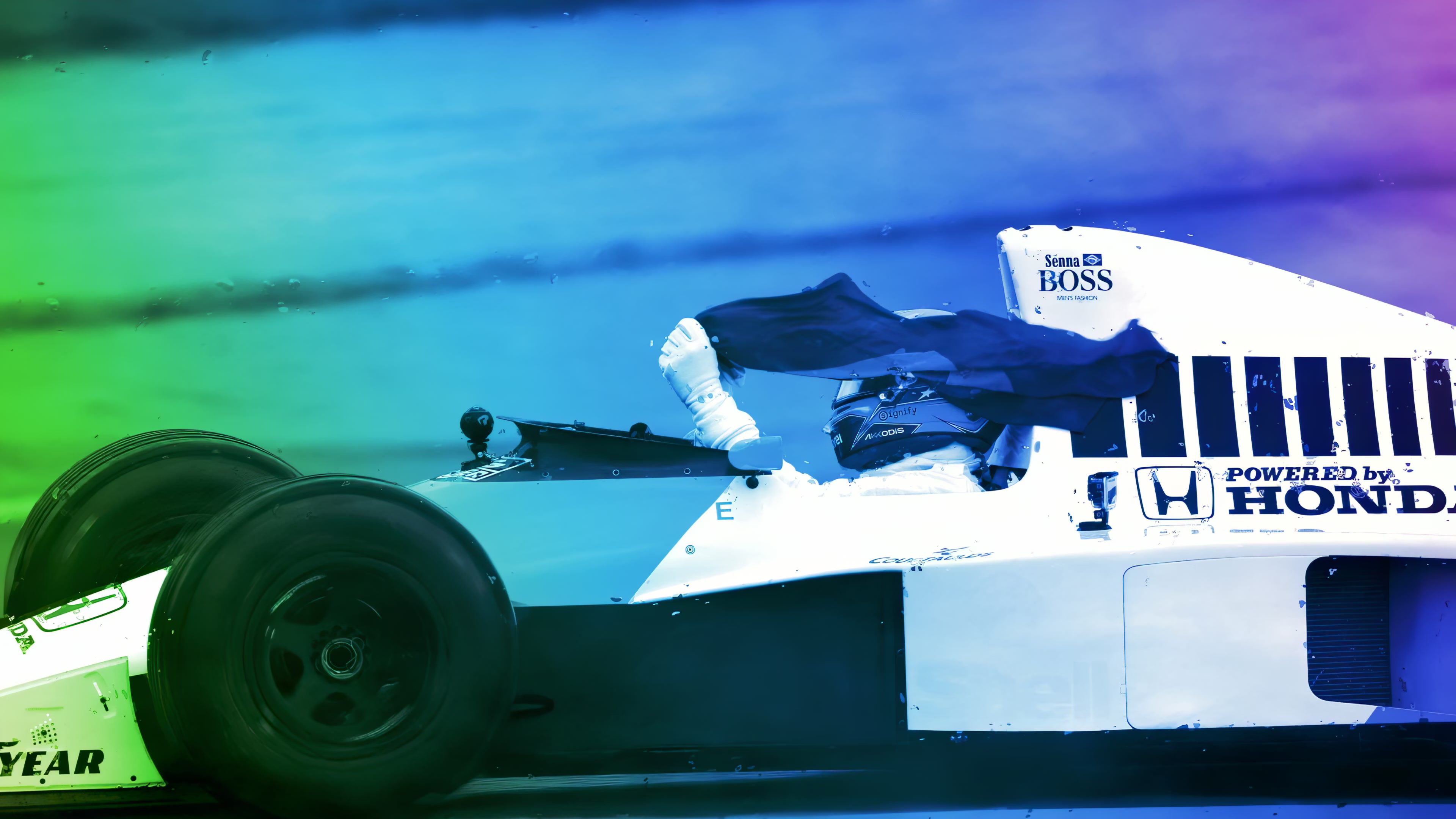 Classic F1 Car Action Live Wallpaper