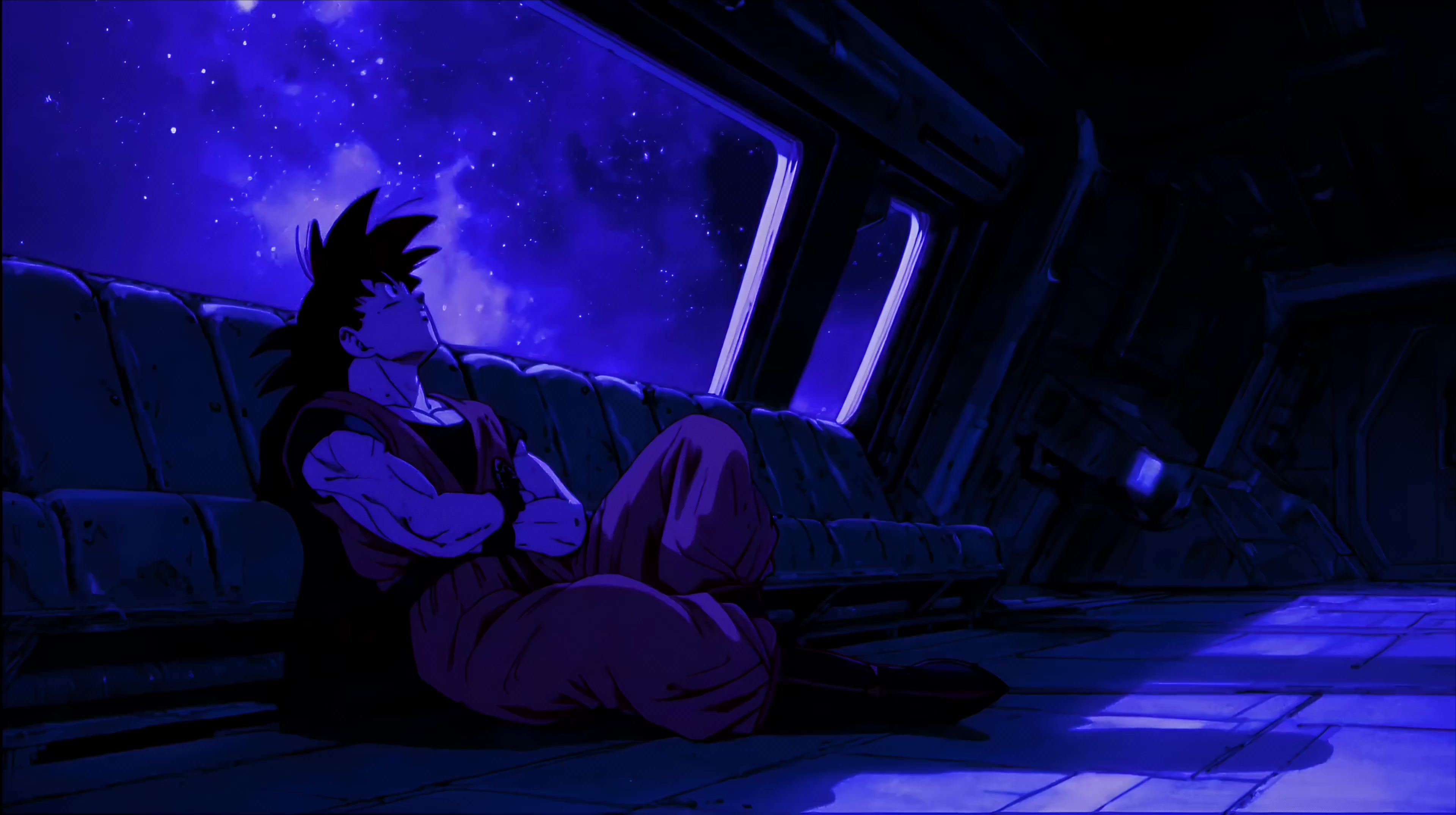 Dragon Ball Z - Goku Spaceship Relaxing Lo-Fi Live Wallpaper