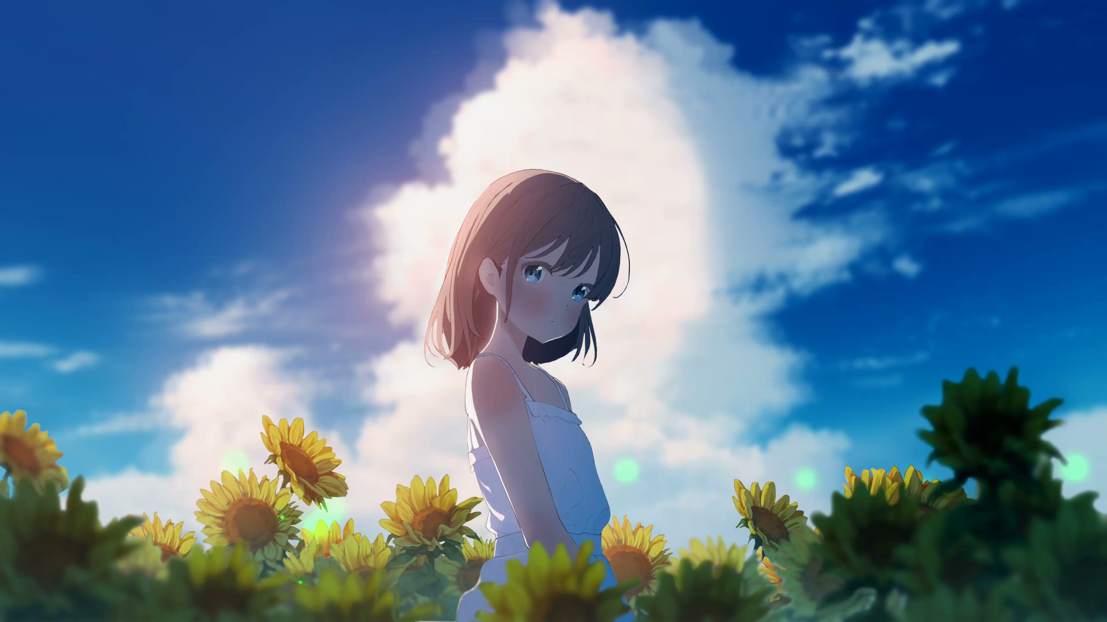 Girl With Blue Eyes Live Wallpaper