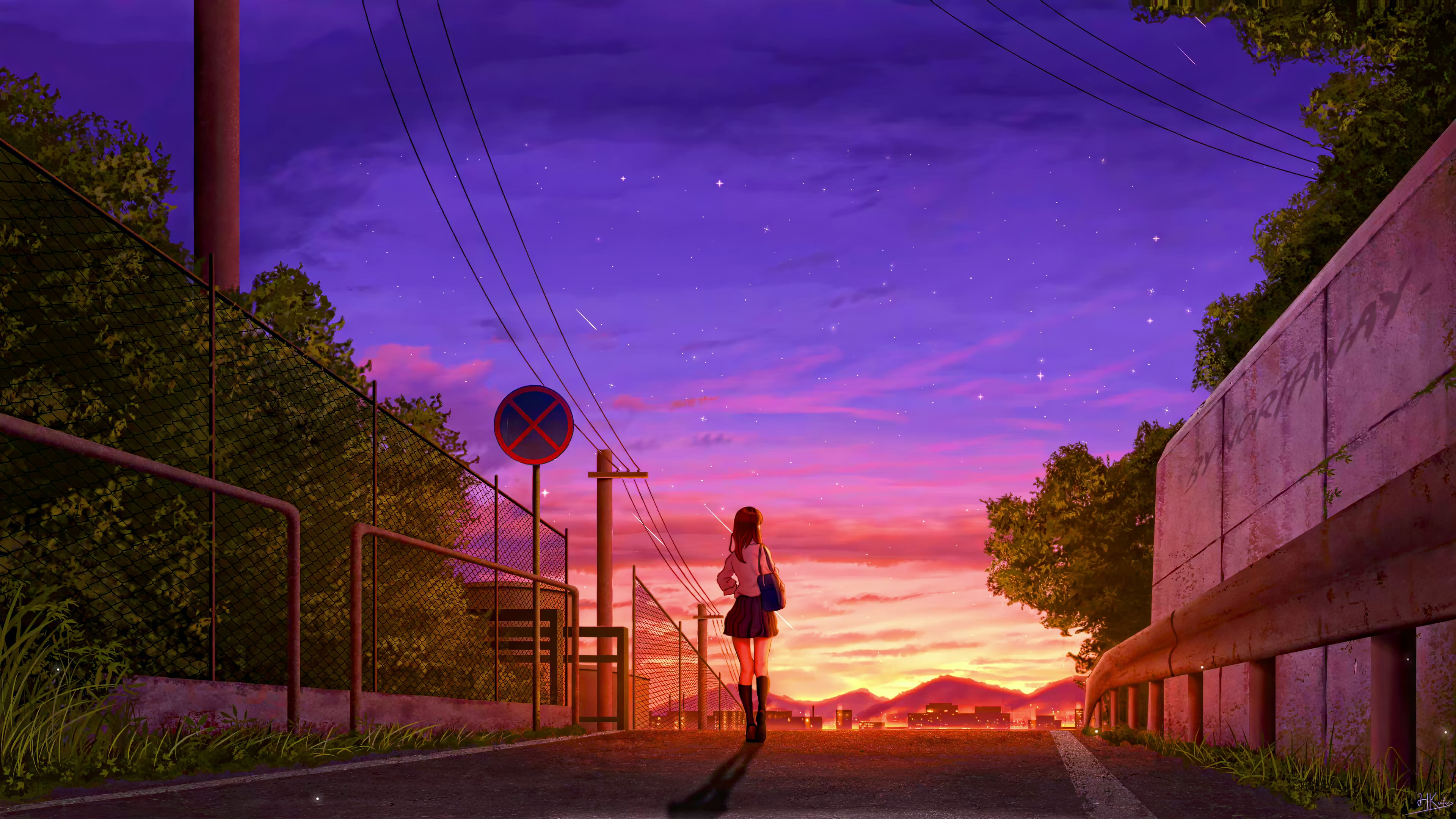 Twilight Road Live Wallpaper