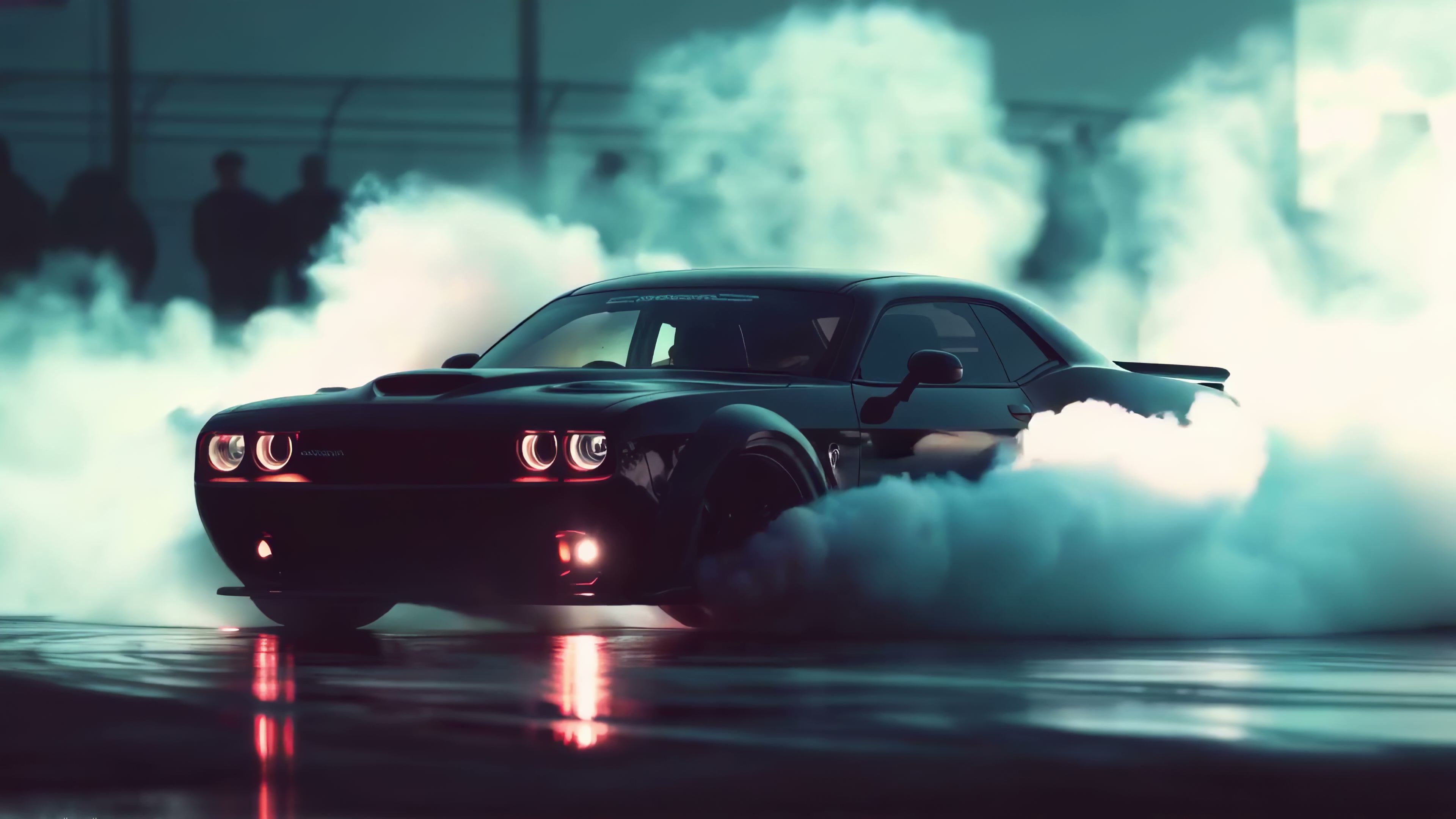 Black Burnout Live Wallpaper