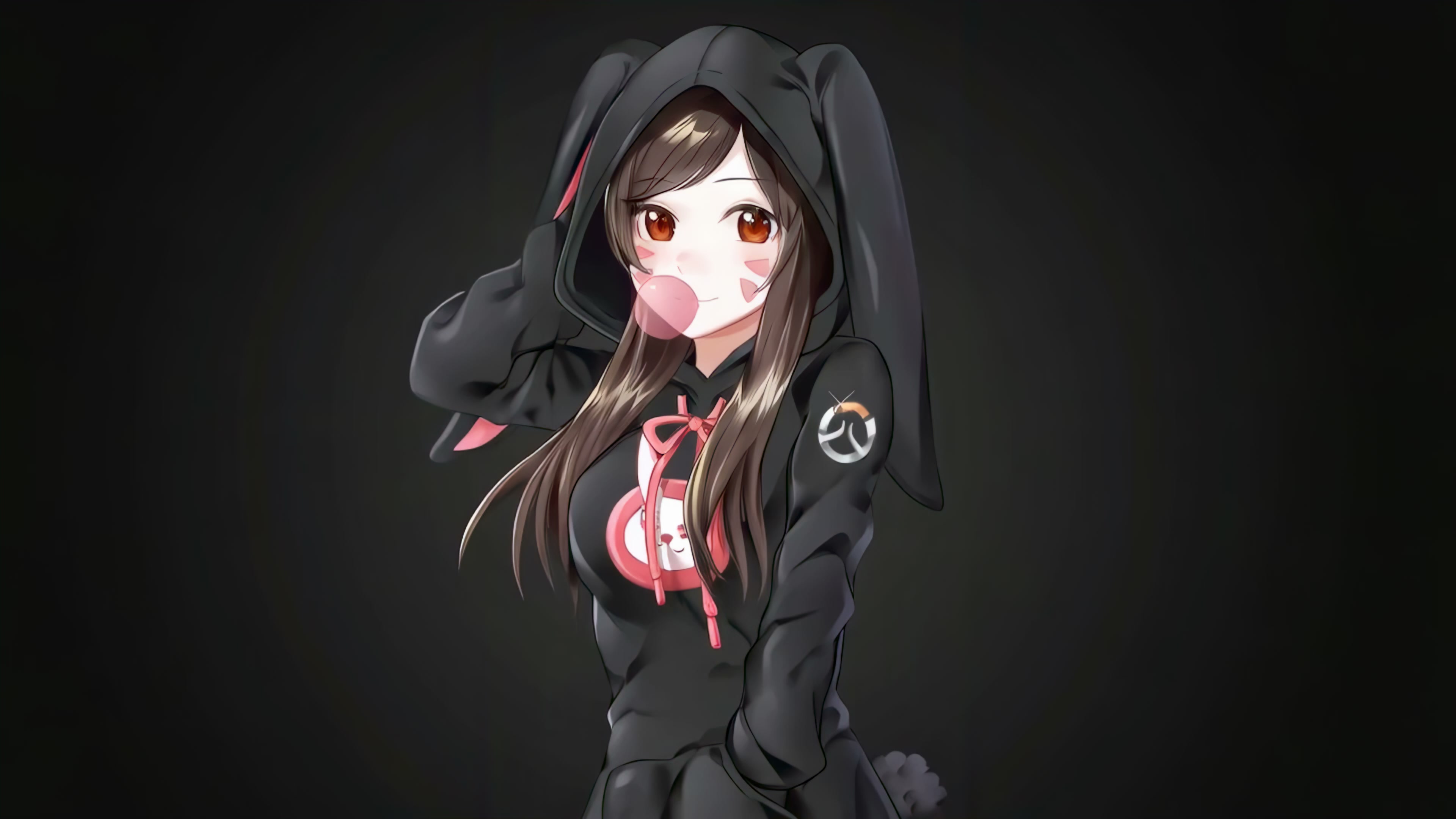 D.Va Bunny Hoodie Live Wallpaper