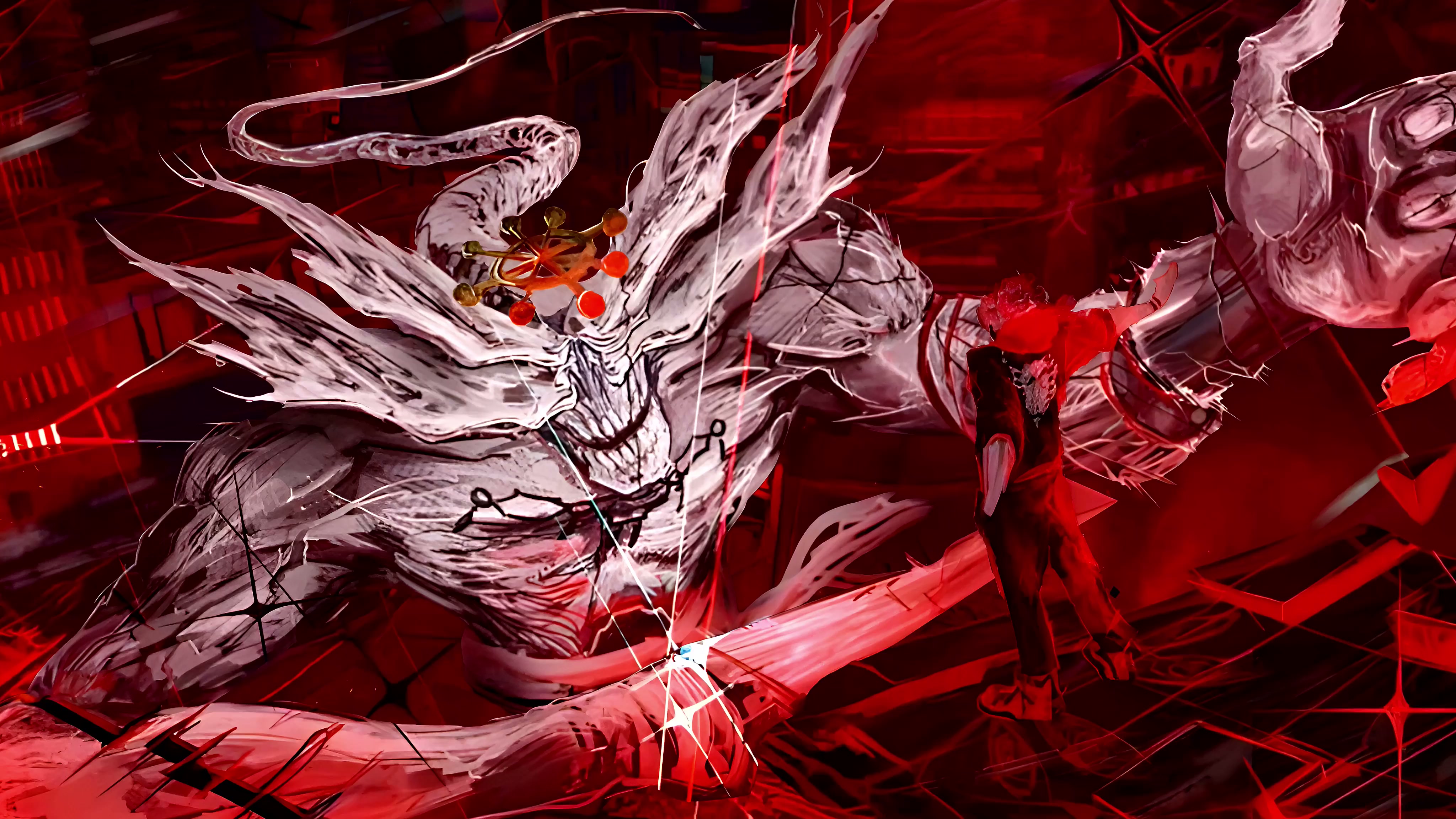 Jujutsu Kaisen Sukuna vs Mahoraga Domain Live Wallpaper