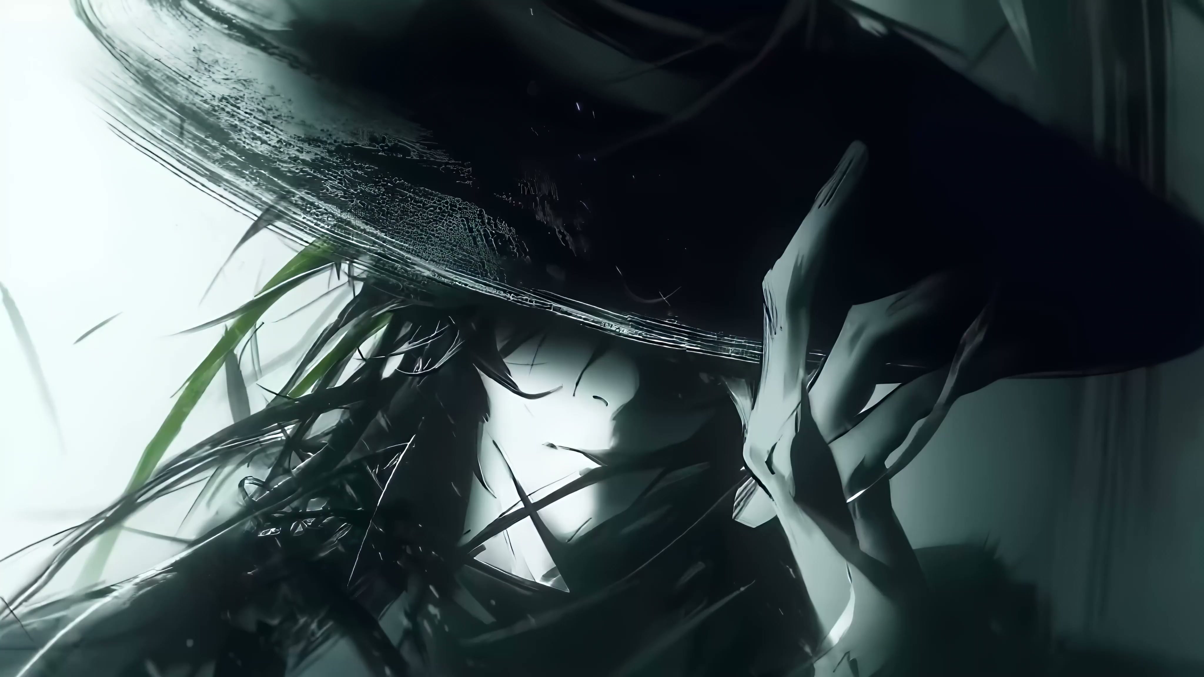 Mysterious Ronin - Dark Painterly 4K Wallpaper Live Wallpaper