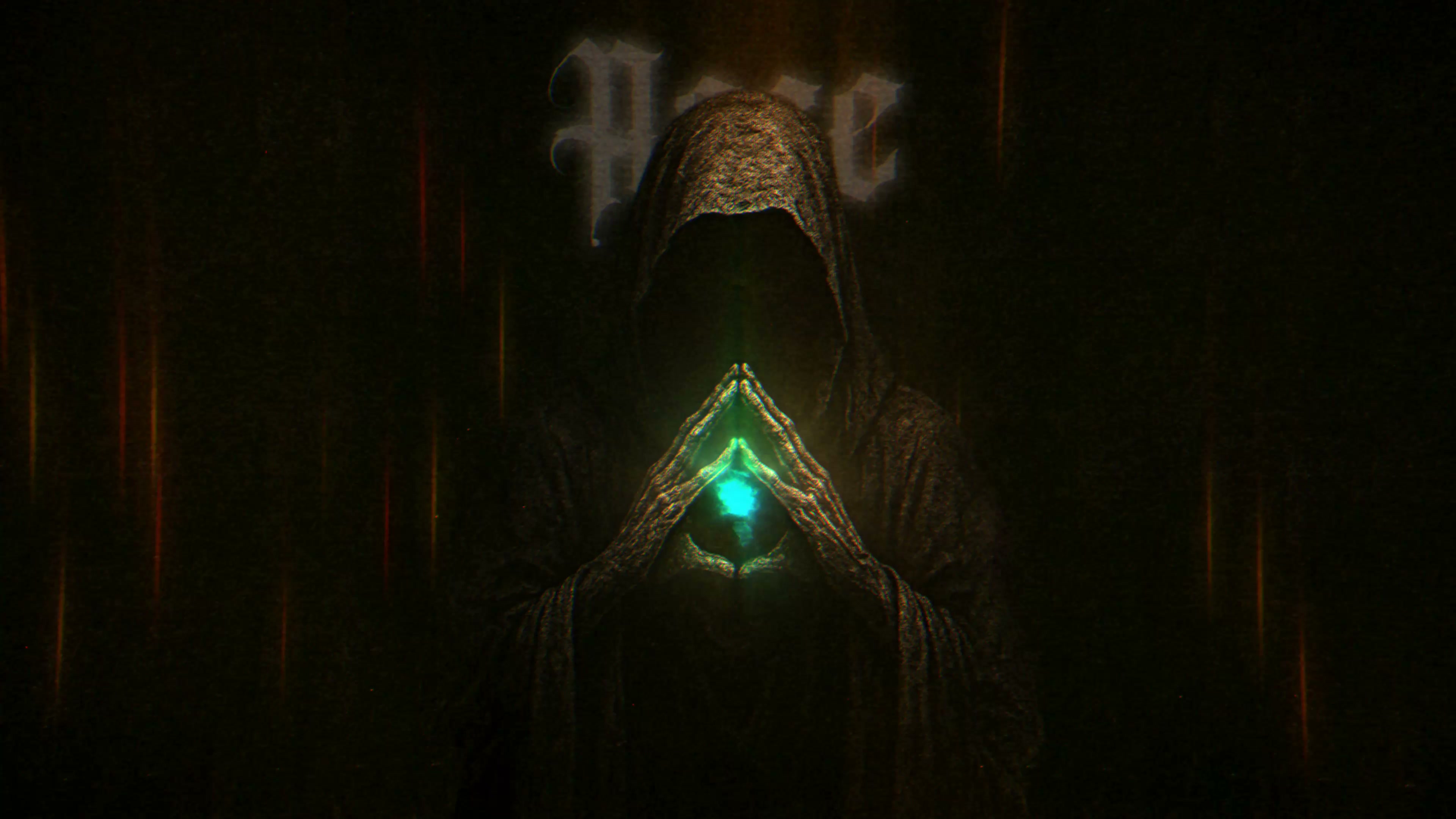 Mysterious Hooded Figure Live Wallpaper