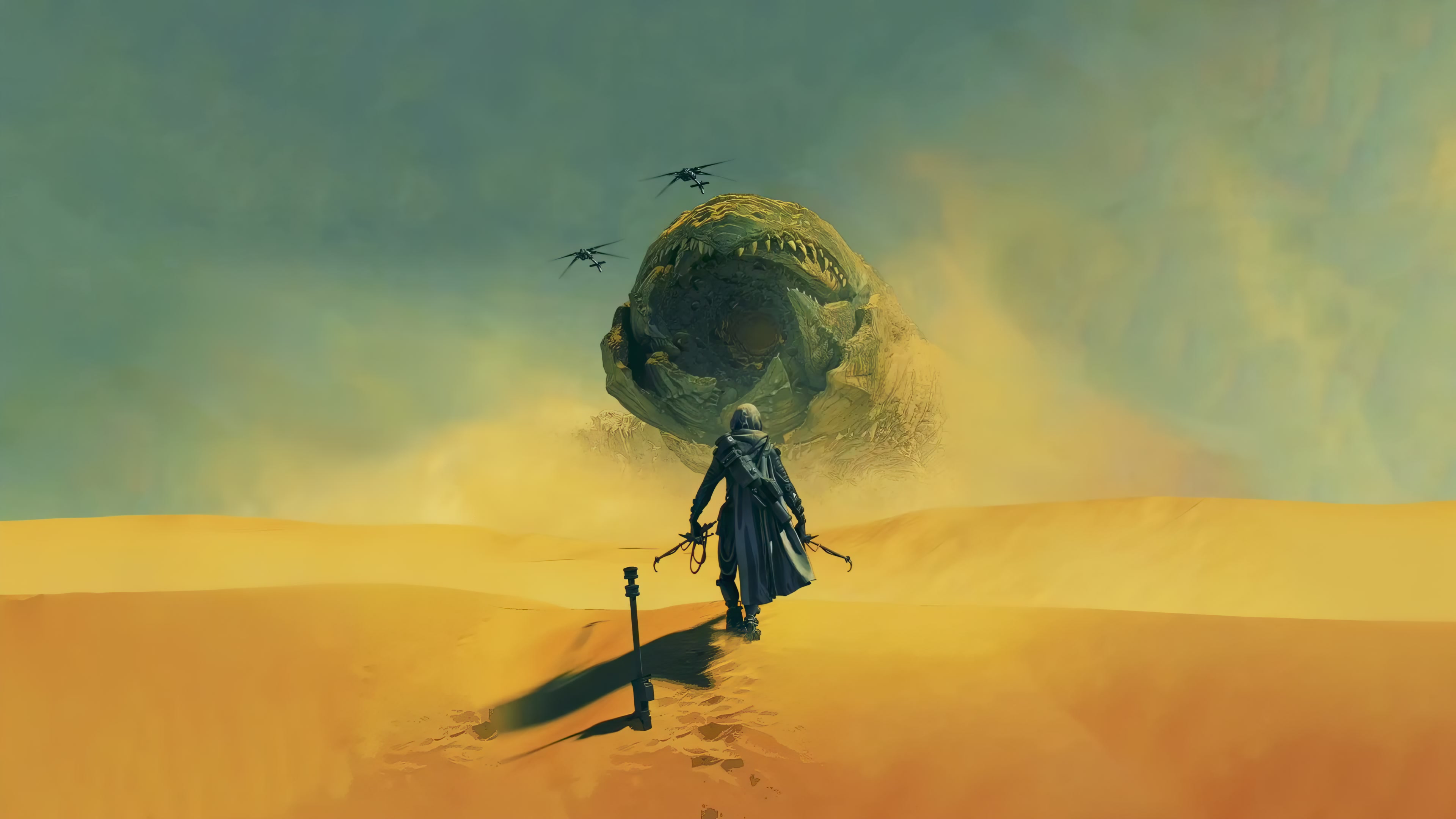 Sandworm Encounter Live Wallpaper
