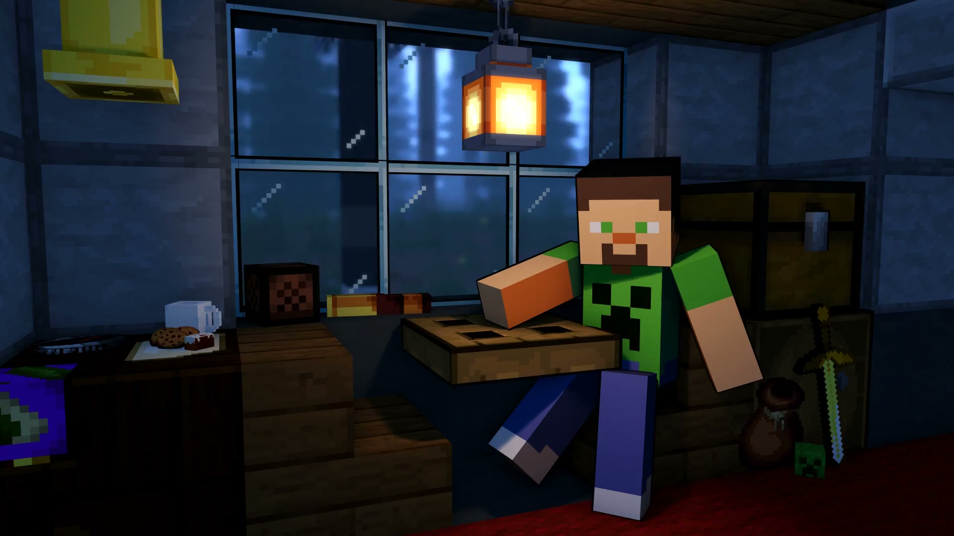 Minecraft Steve Live Wallpaper