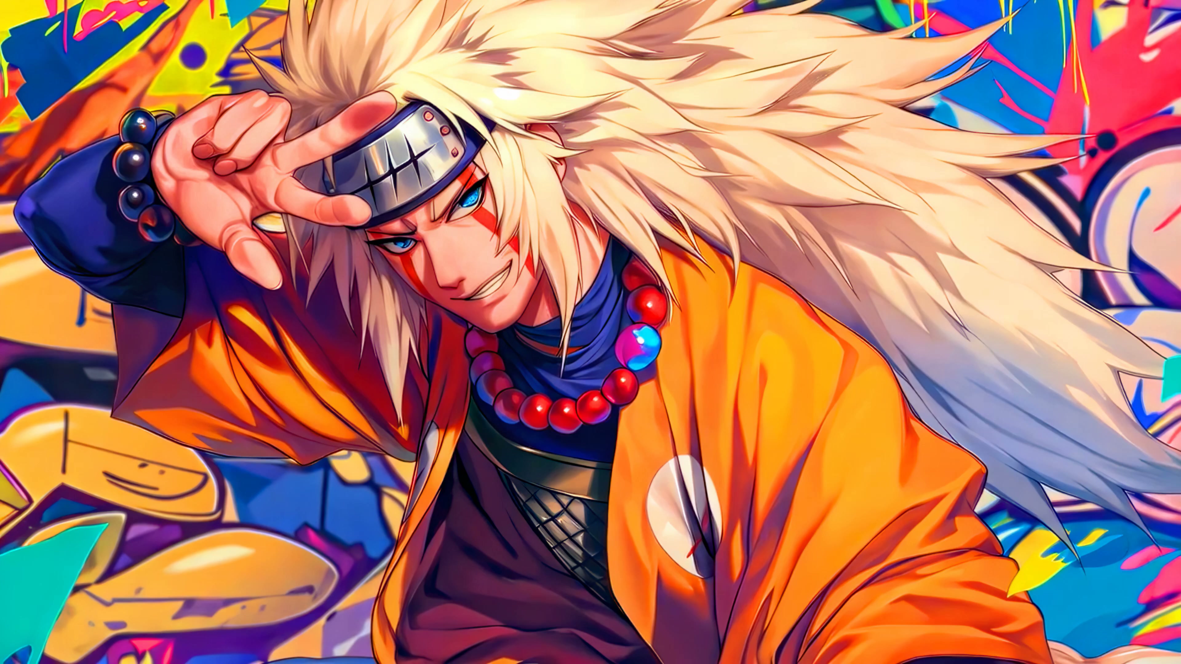 Naruto Sage Mode Graffiti Art Live Wallpaper