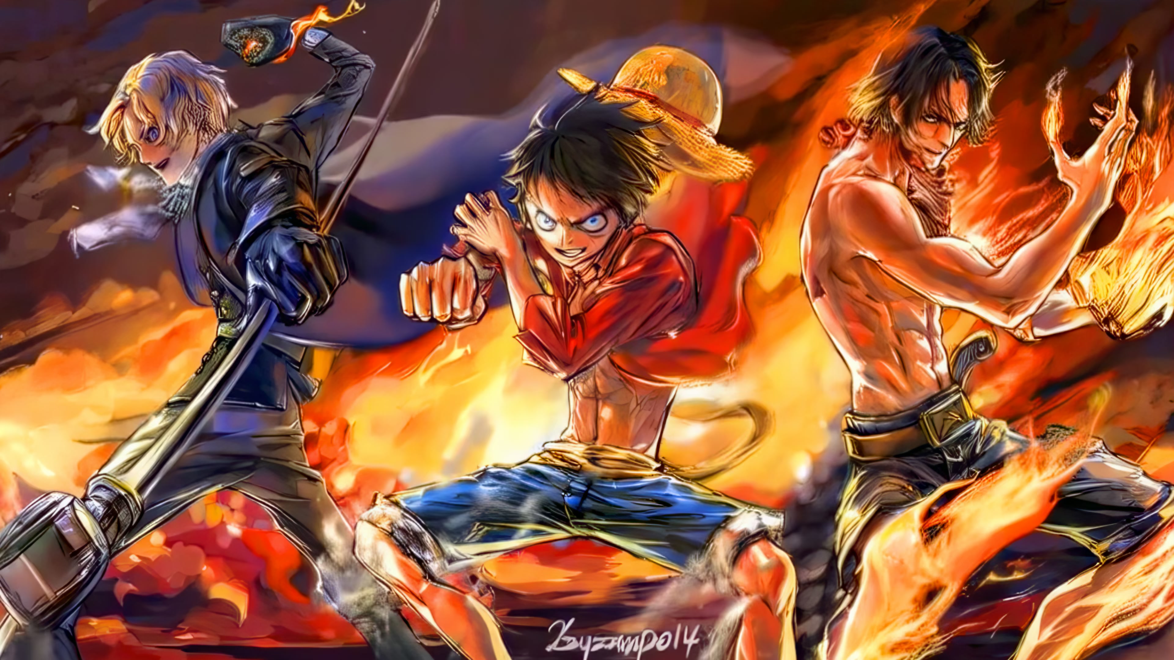 One Piece Brothers Live Wallpaper