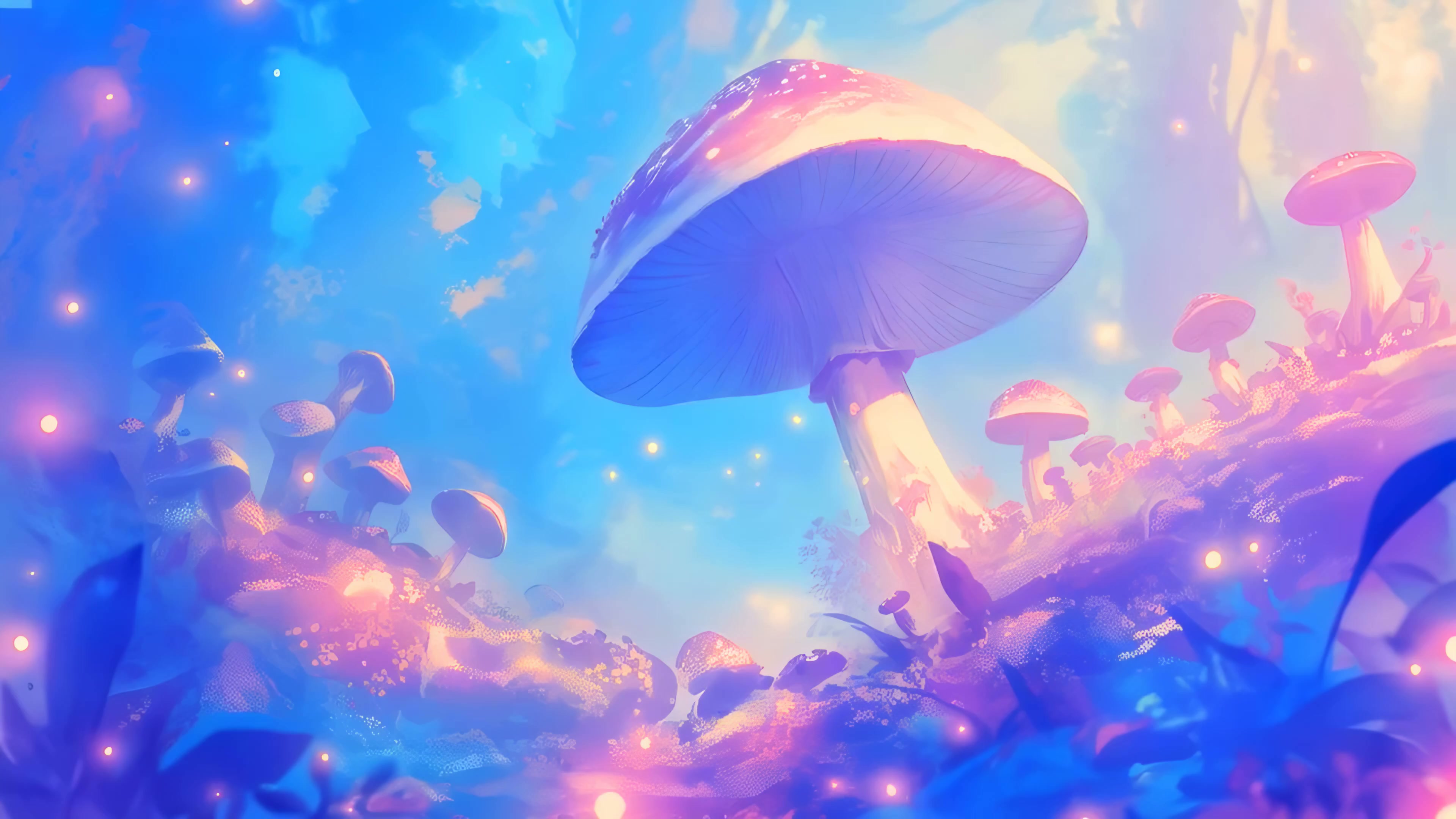 Magic Mushroom Forest Live Wallpaper