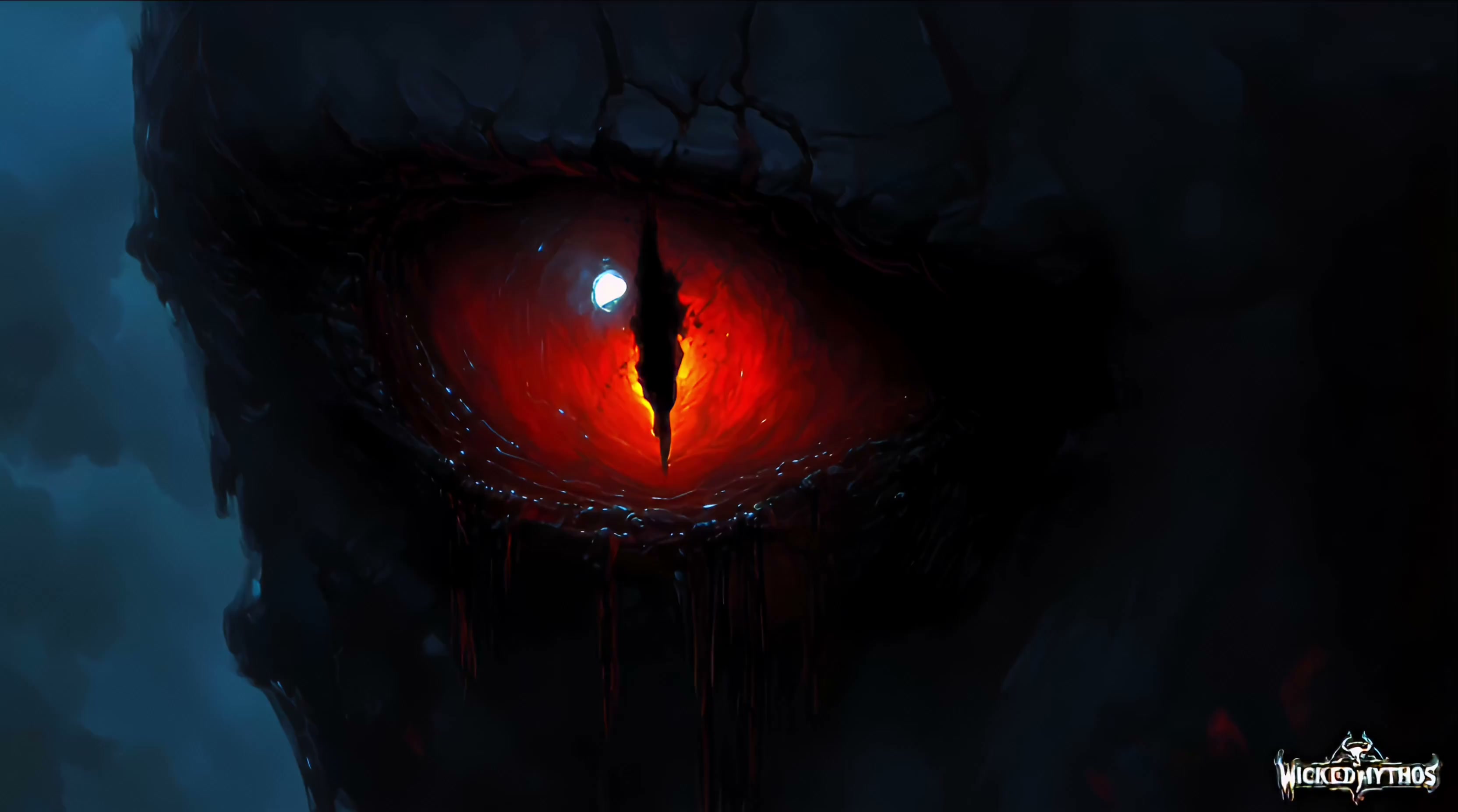 Red Dragon Eye Live Wallpaper