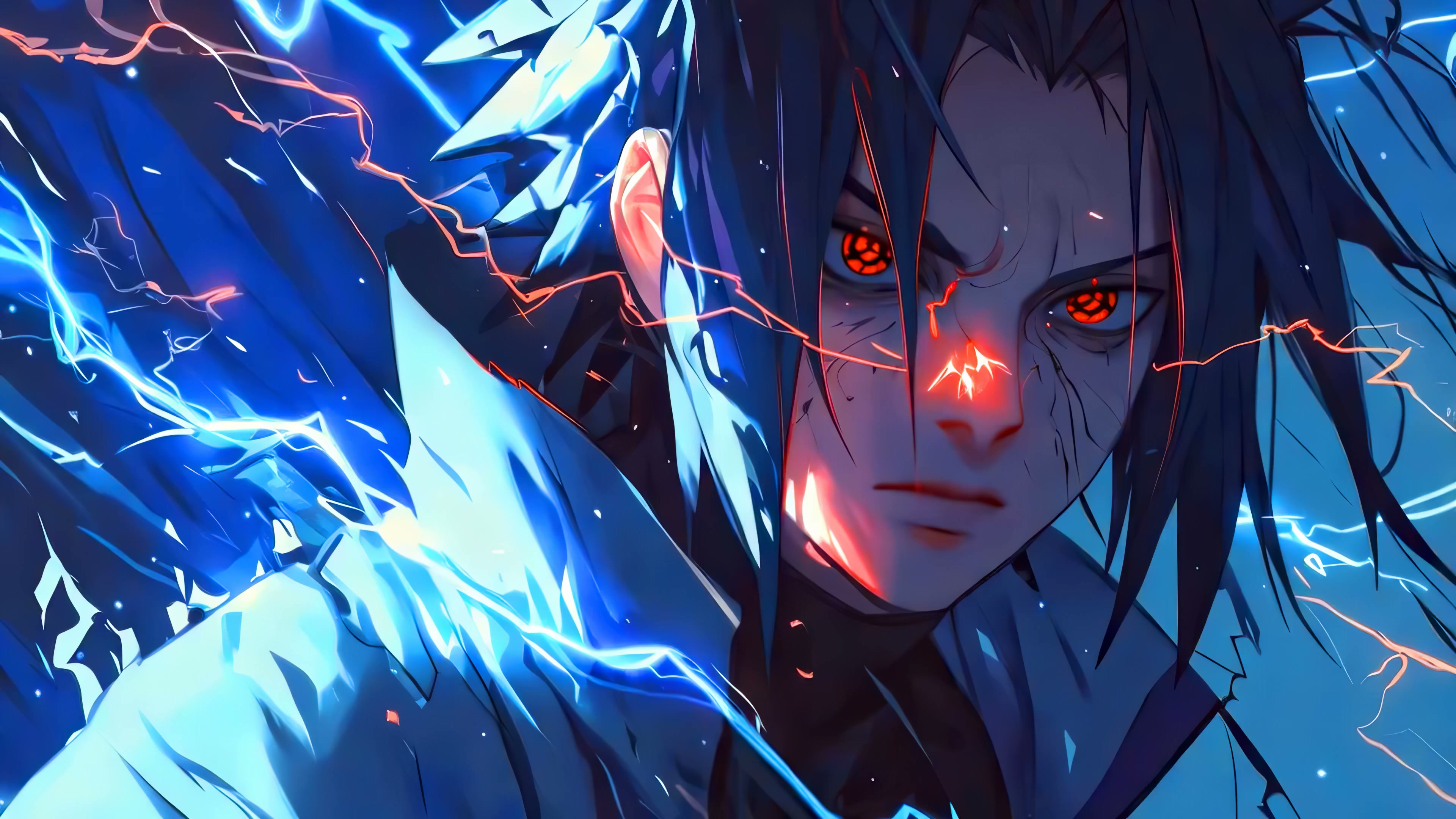 Sasuke Electric Glare Live Wallpaper