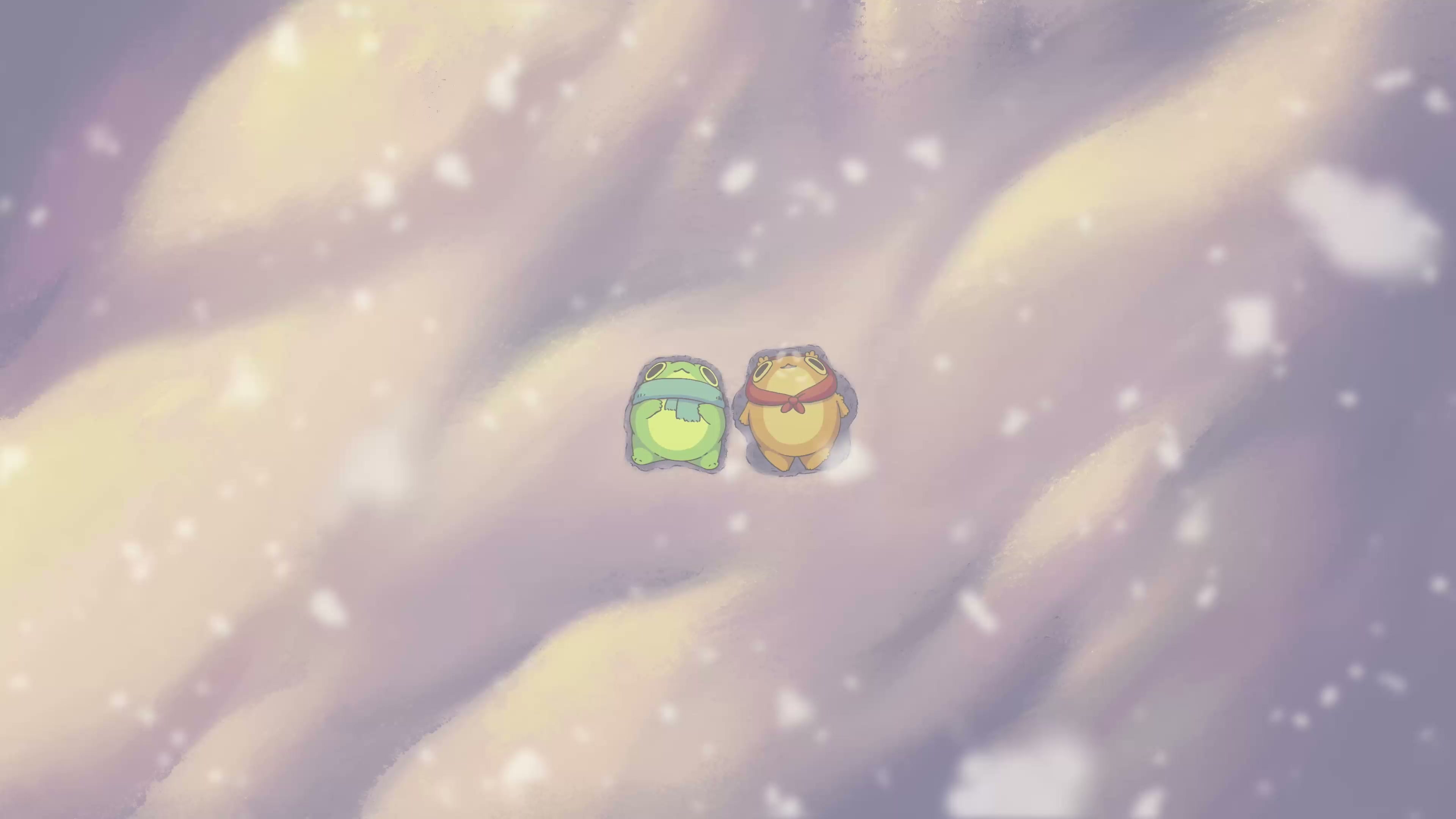Froggy Snow Day Live Wallpaper