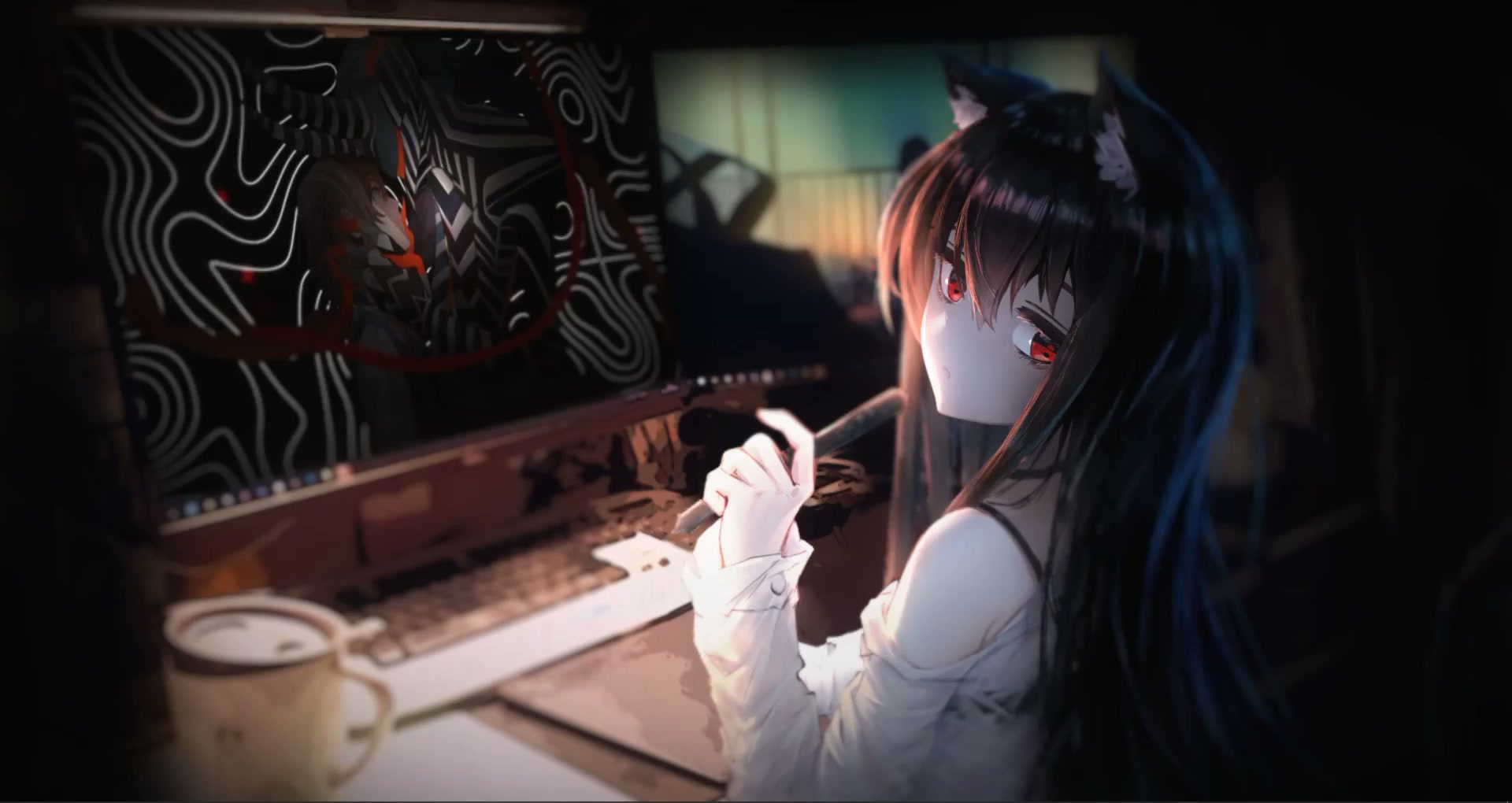 Cat Girl For Pc Live Wallpaper