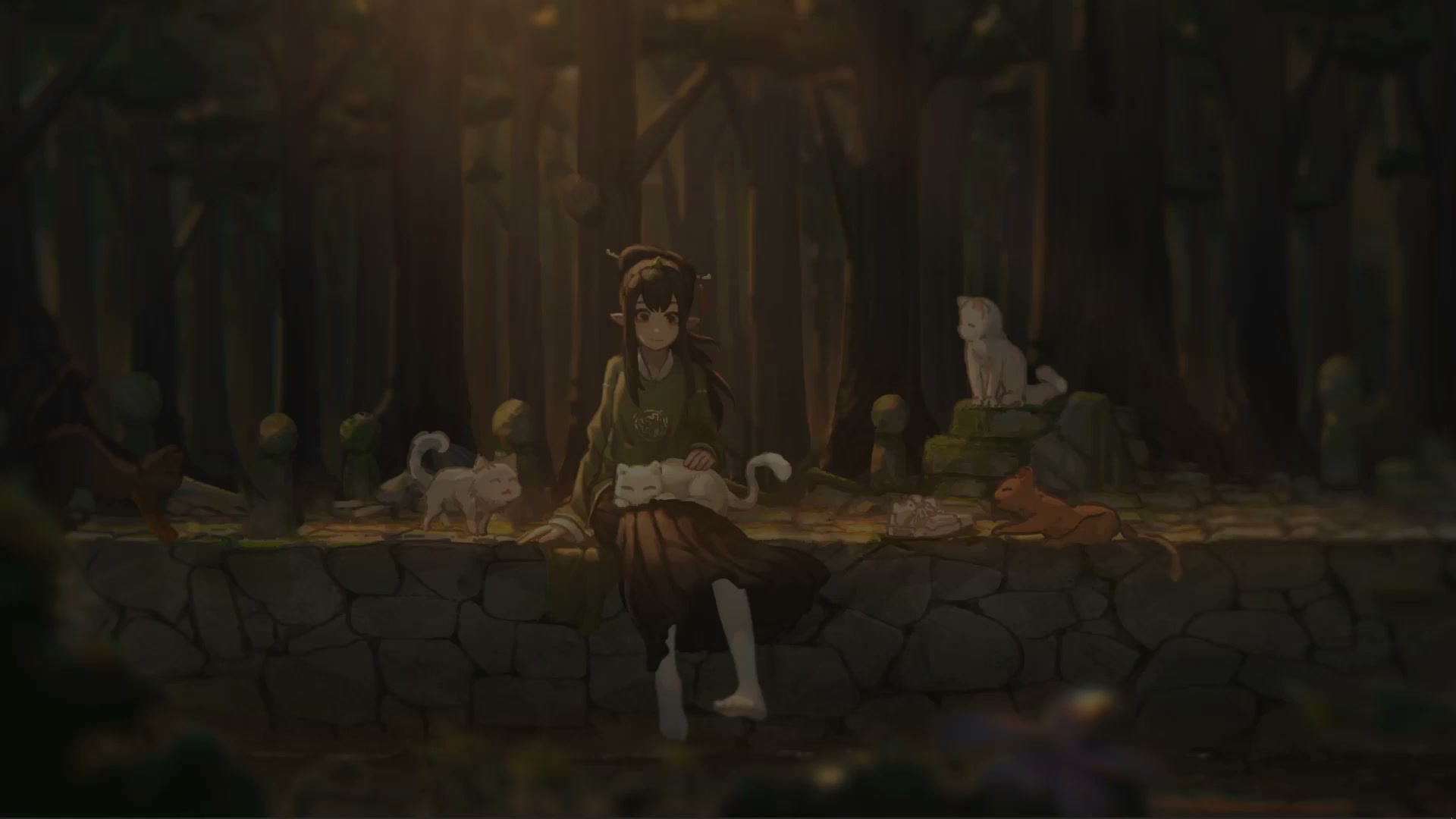 Fantasy Forest Animated Background Live Wallpaper